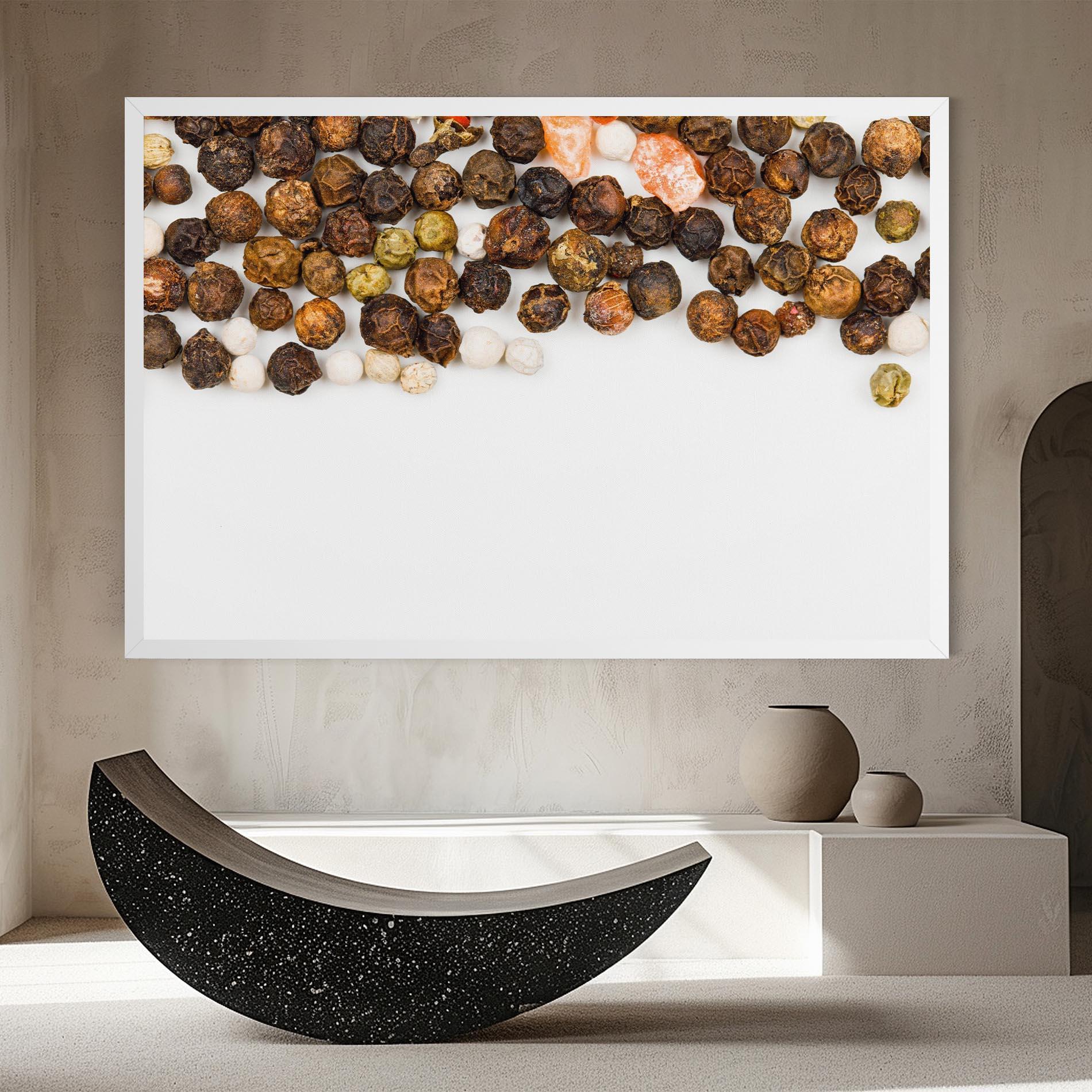 Leinwandbild Multicolored Pepper mockup 8