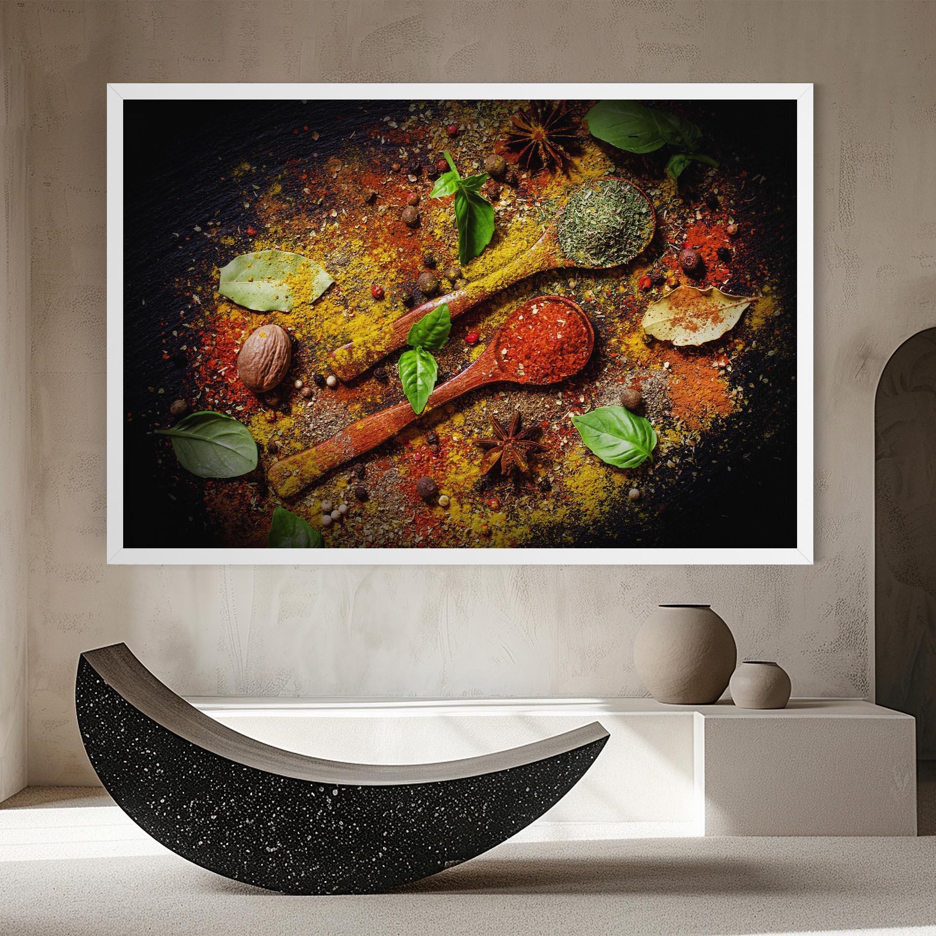 Leinwandbild Oriental Spices mockup 8