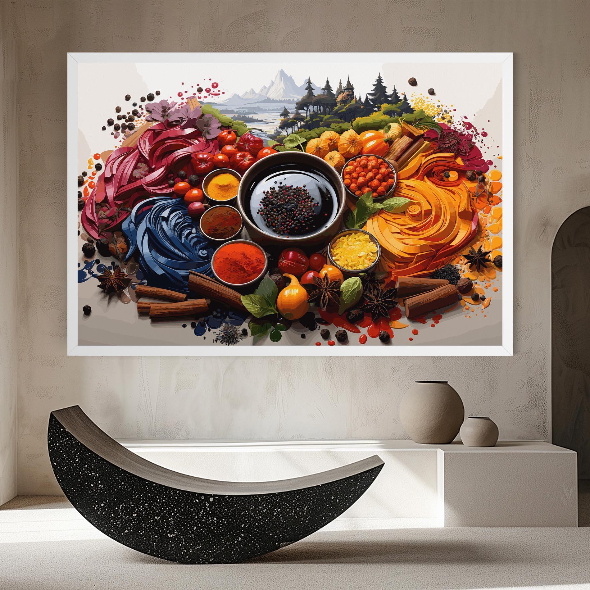 Leinwandbild Spices Village mockup 8