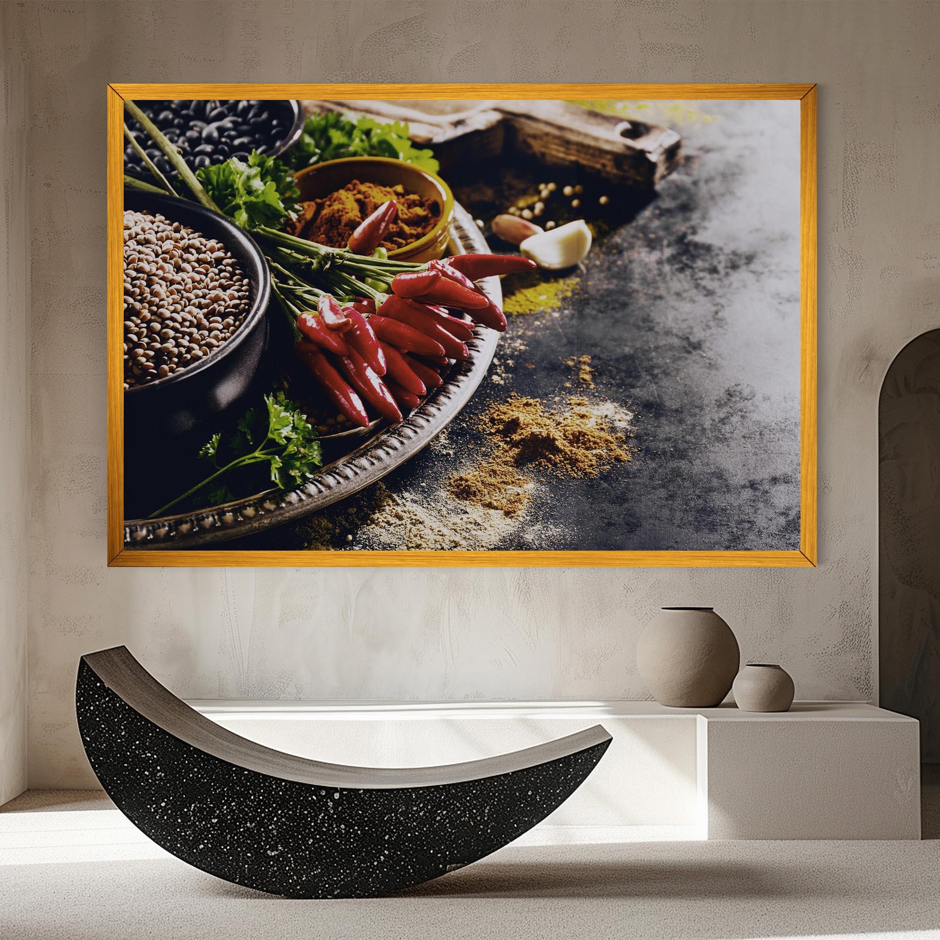 Leinwandbild Grocery Spices mockup 8