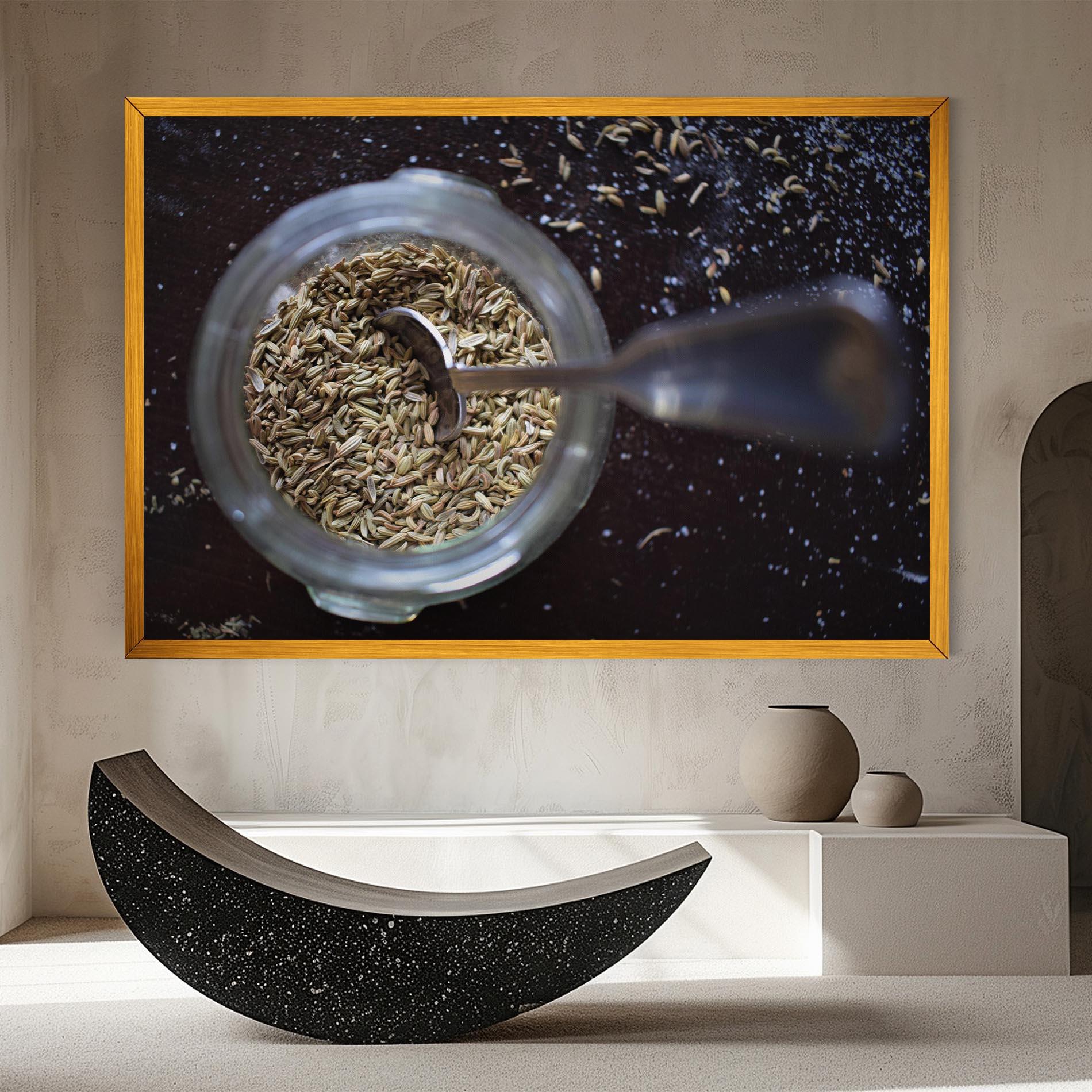 Leinwandbild Jar With Spices mockup 8