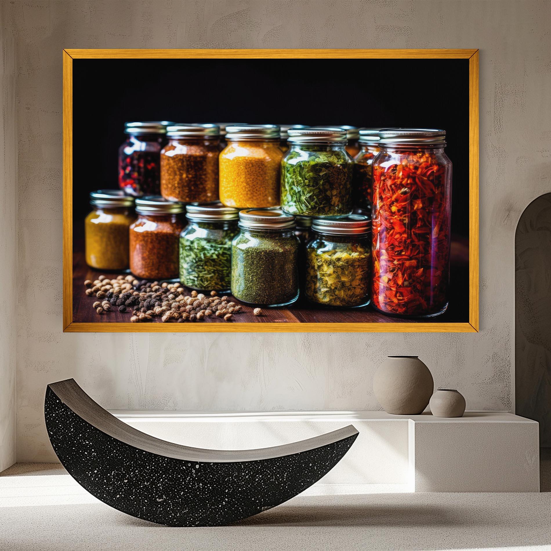 Leinwandbild Kitchen Spice Up mockup 8