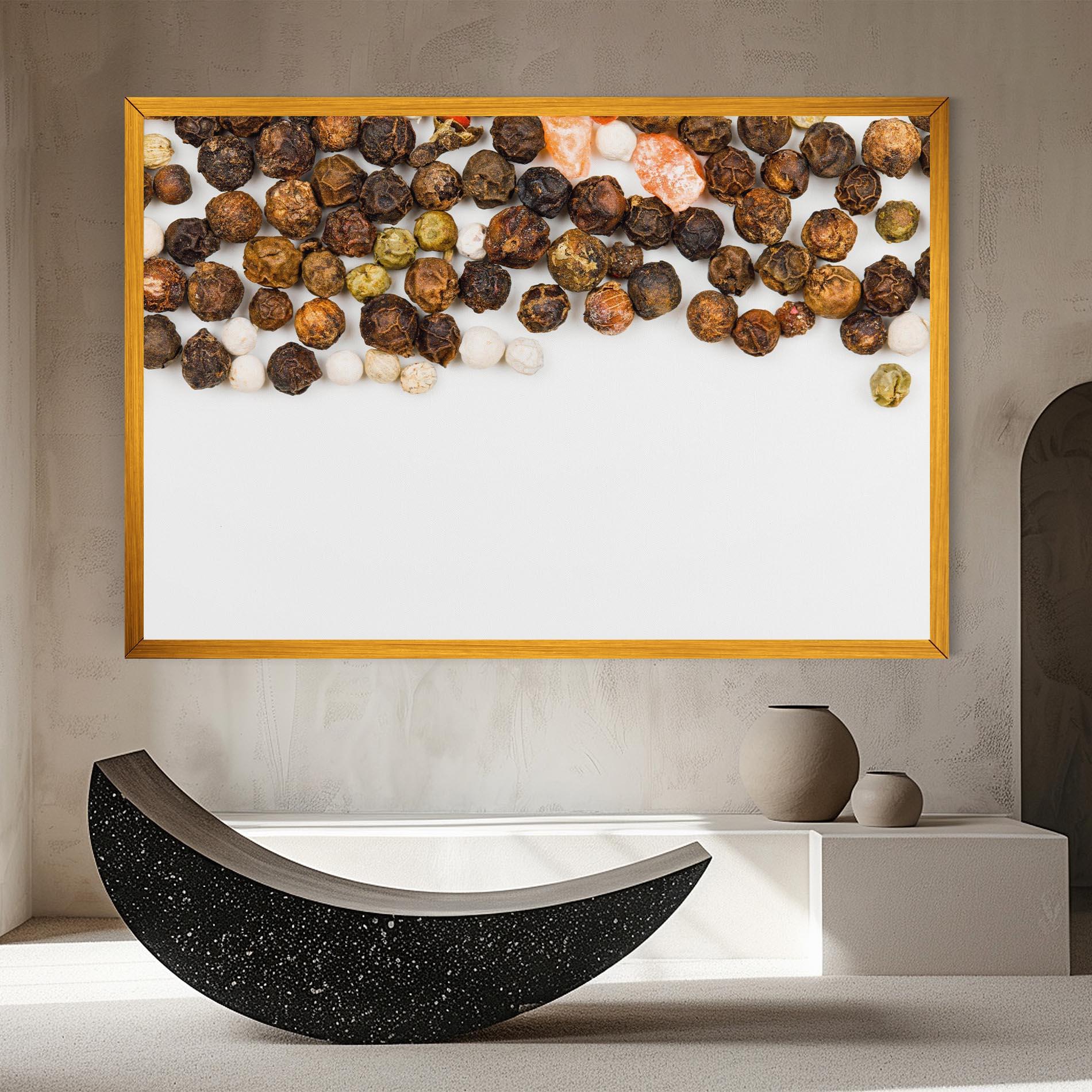 Leinwandbild Multicolored Pepper mockup 8