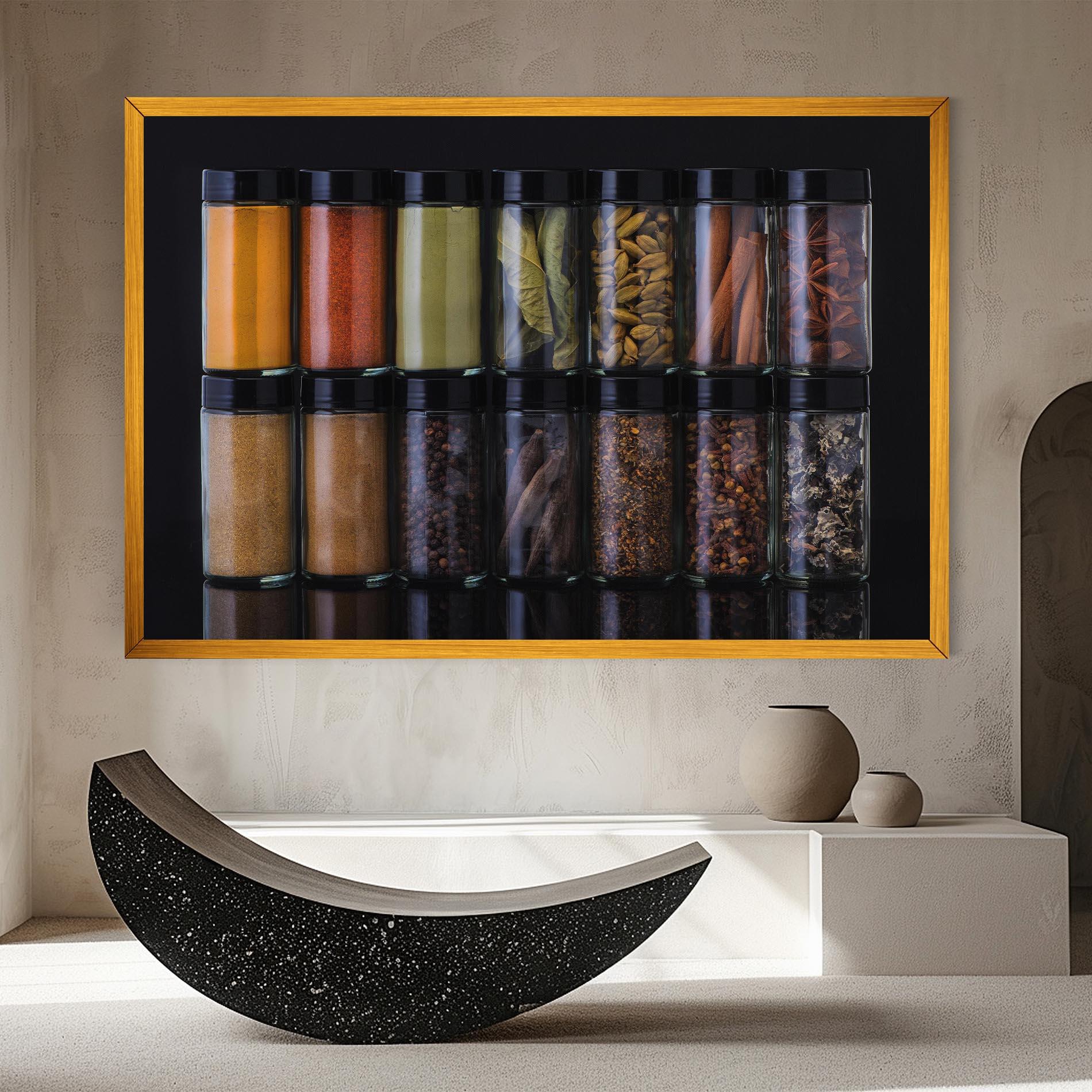 Leinwandbild Seasonings Jars mockup 8