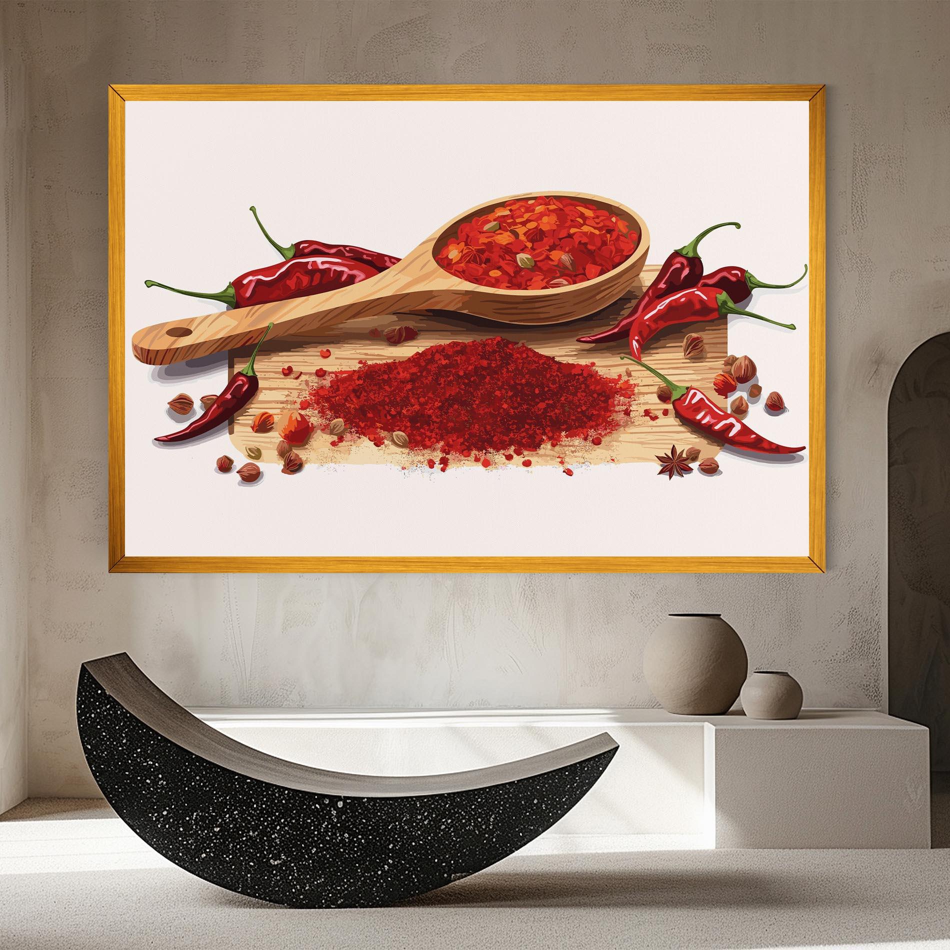 Leinwandbild Spoon Of Papper mockup 8