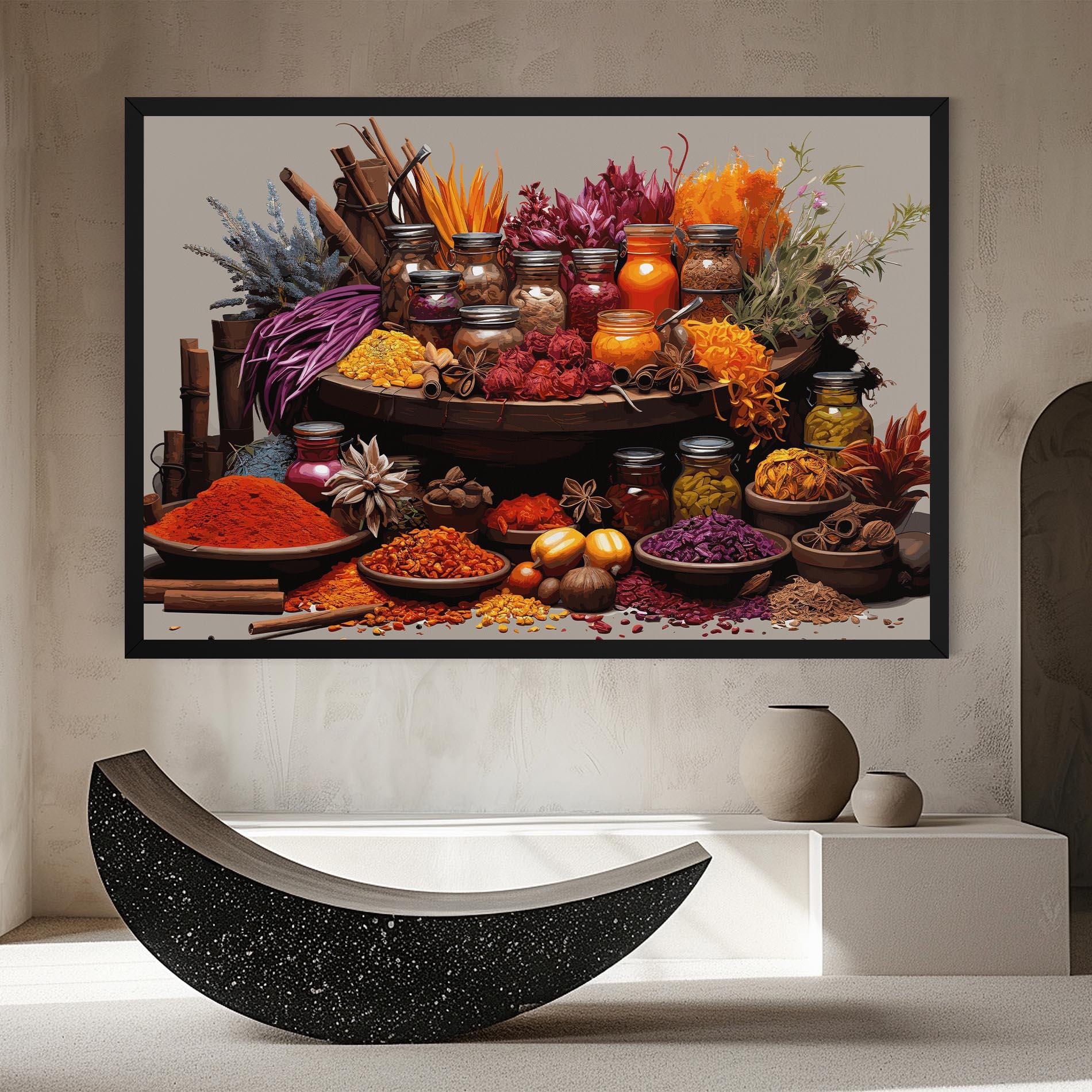 Leinwandbild Autumn Seasoning mockup 8