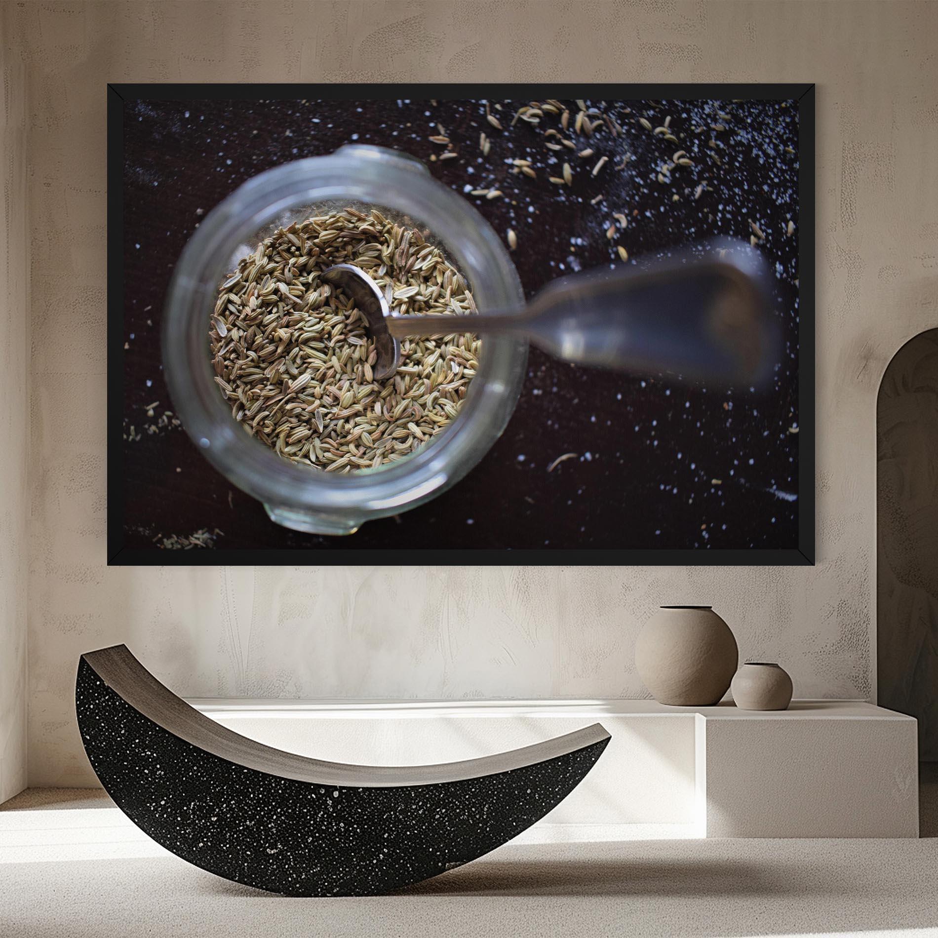 Leinwandbild Jar With Spices mockup 8