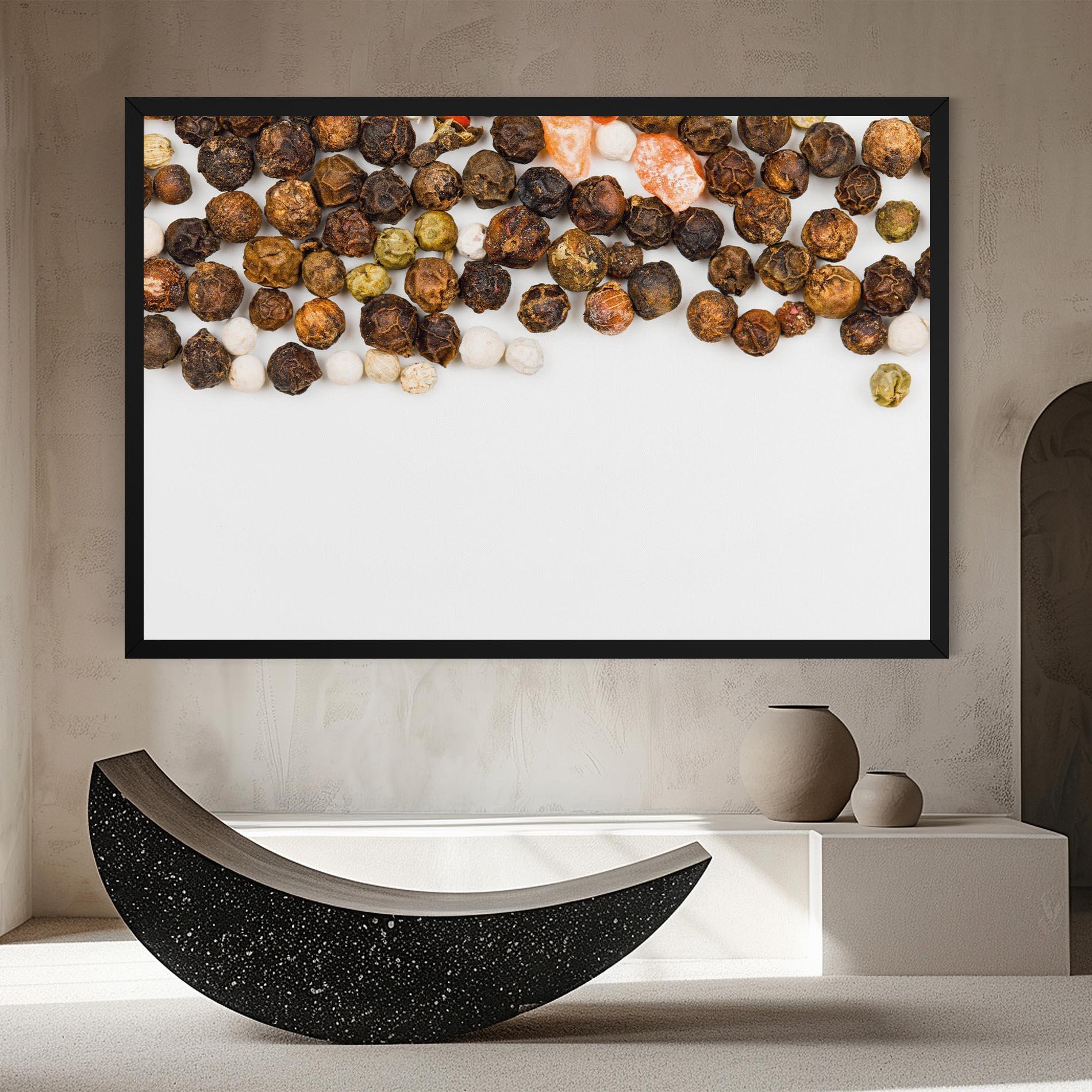 Leinwandbild Multicolored Pepper mockup 8