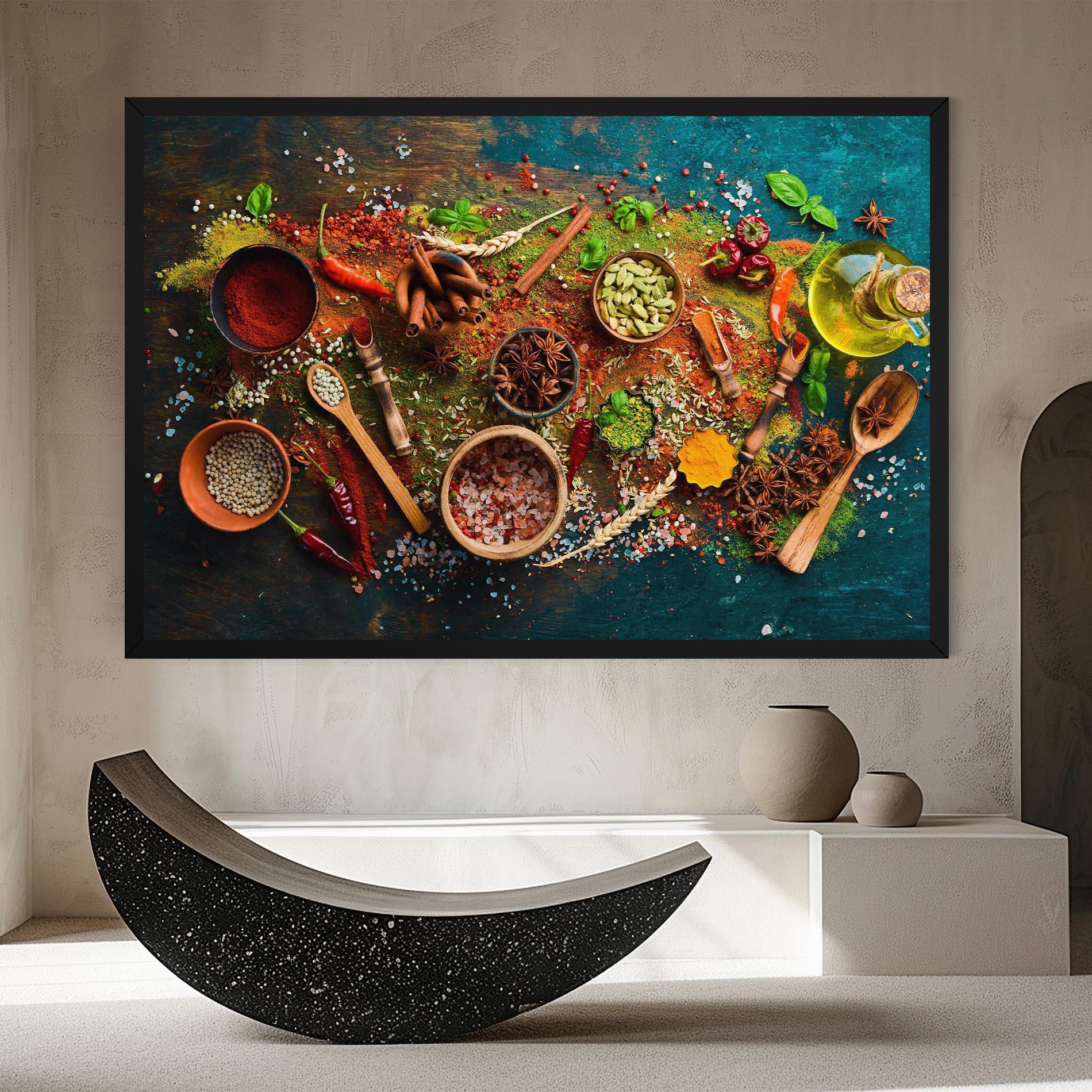 Leinwandbild Seasonings Mix mockup 8