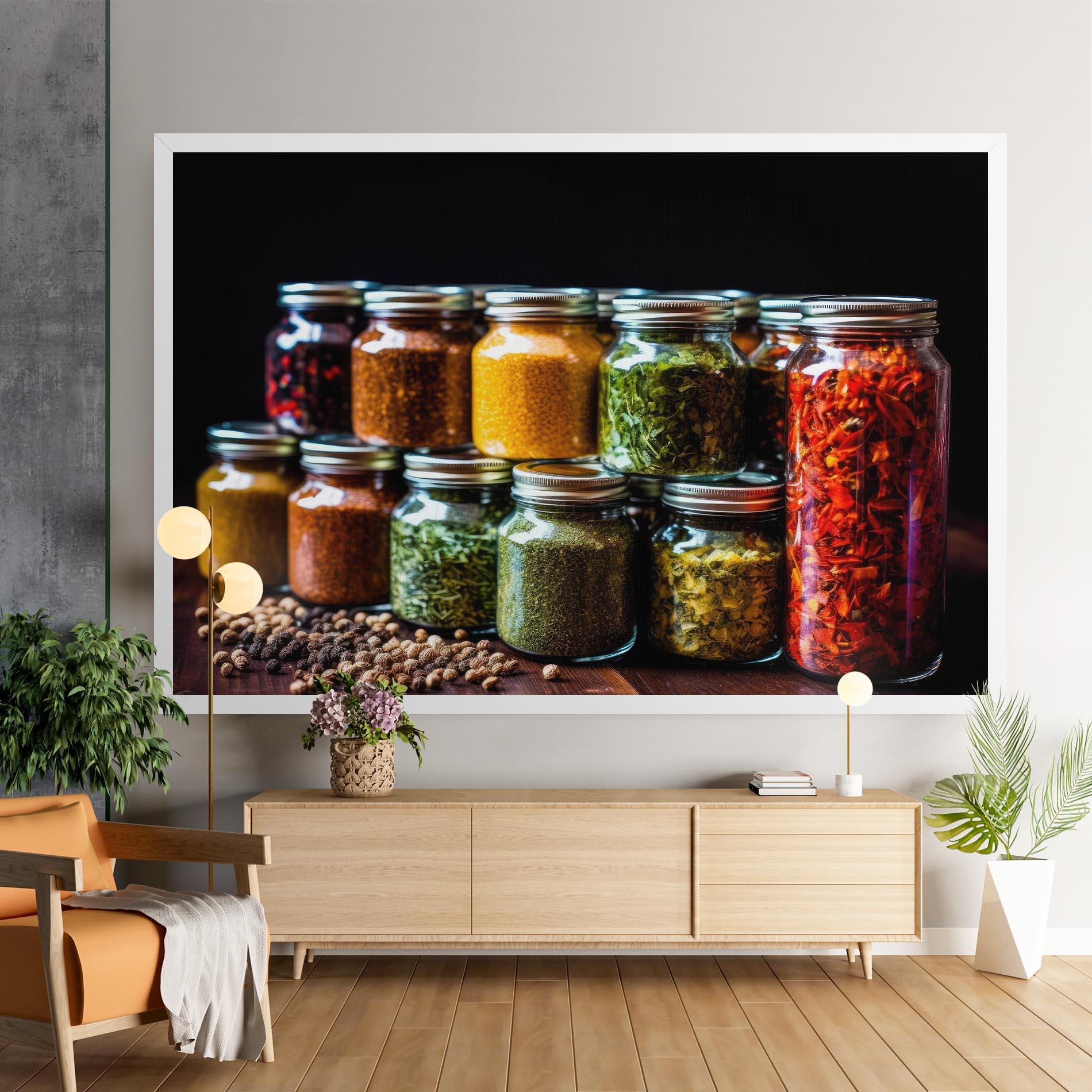 Leinwandbild Kitchen Spice Up mockup 9