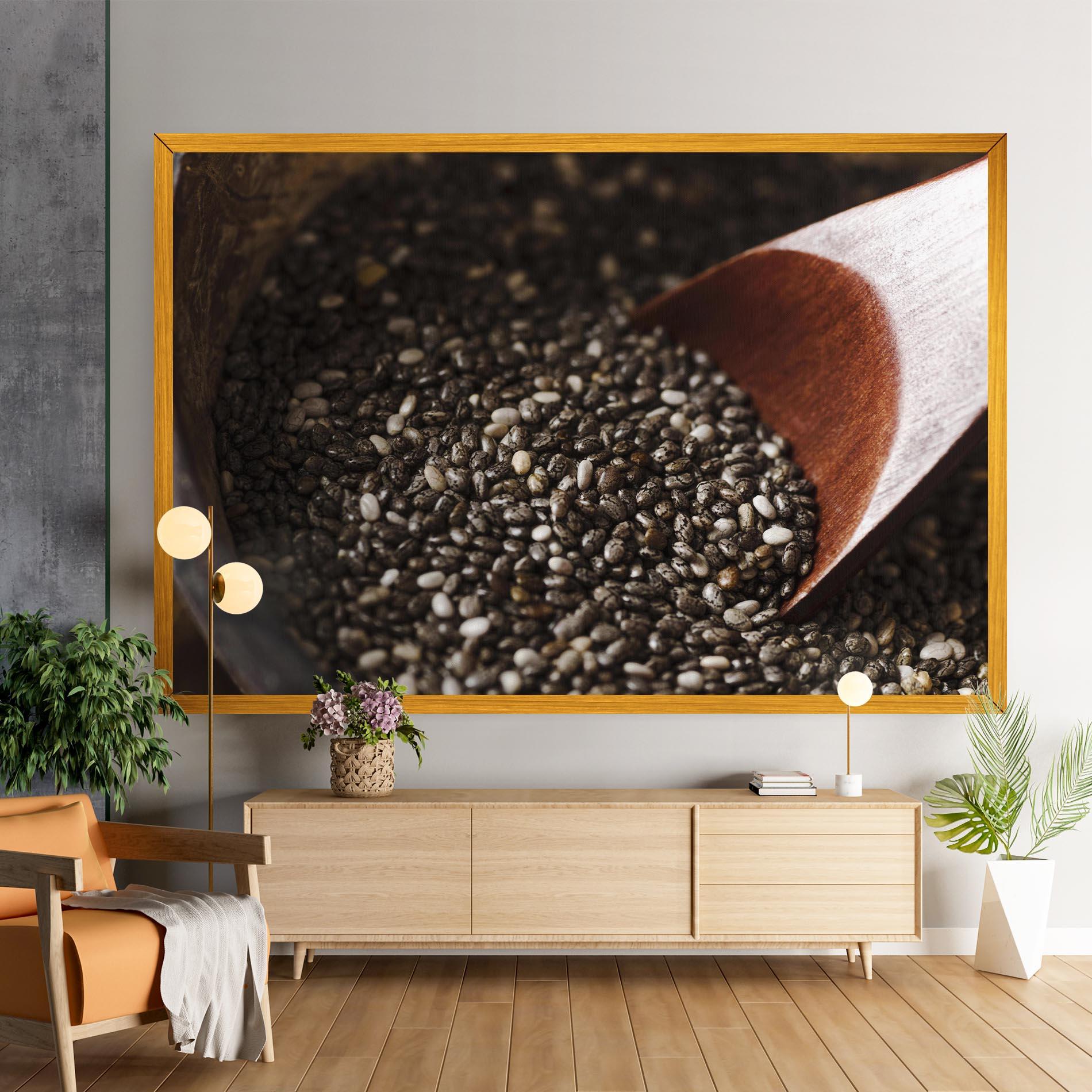 Leinwandbild Organic Seeds mockup 9