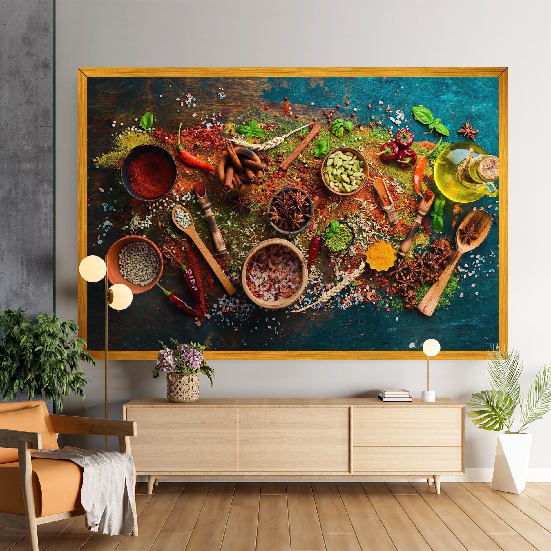 Leinwandbild Seasonings Mix mockup 9