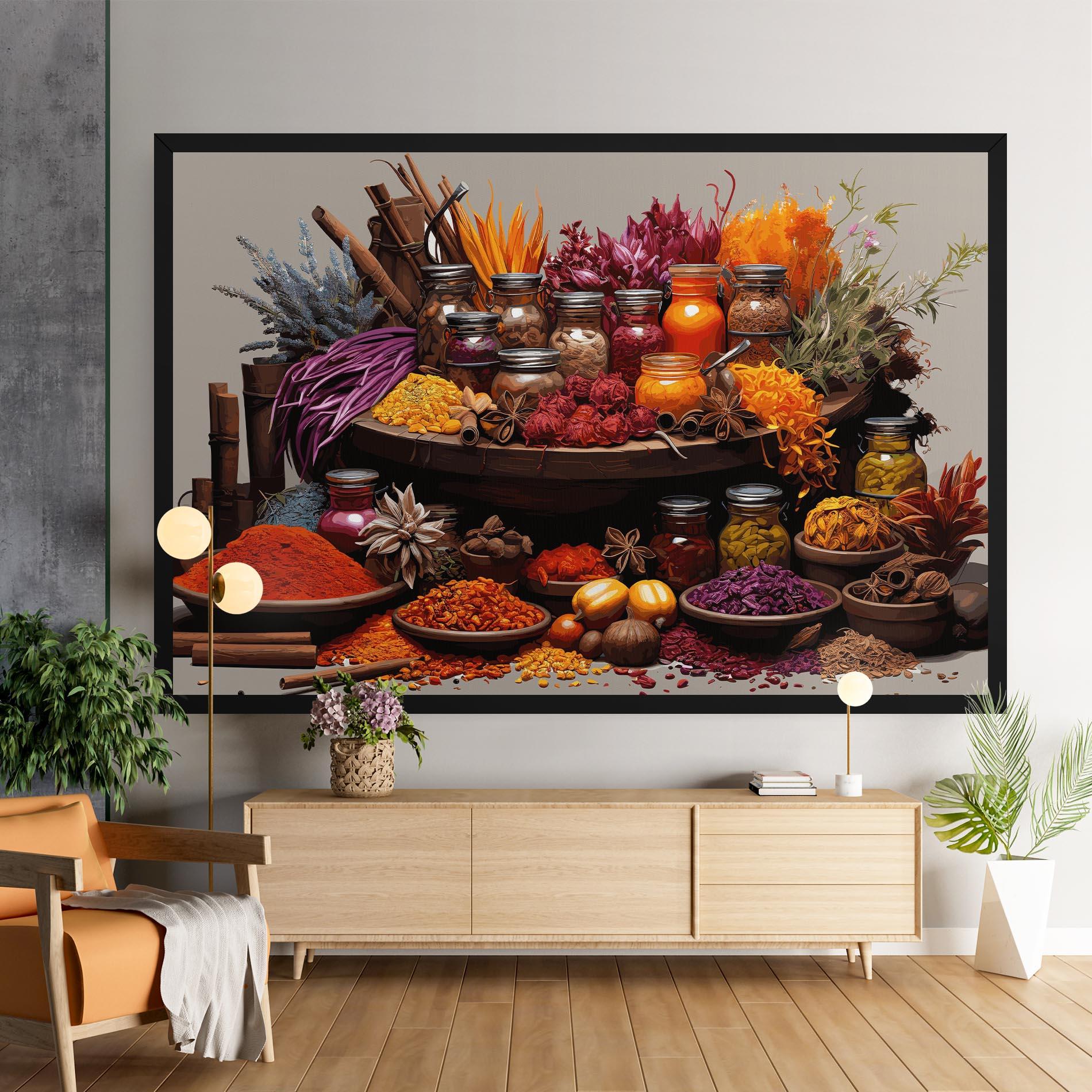 Leinwandbild Autumn Seasoning mockup 9