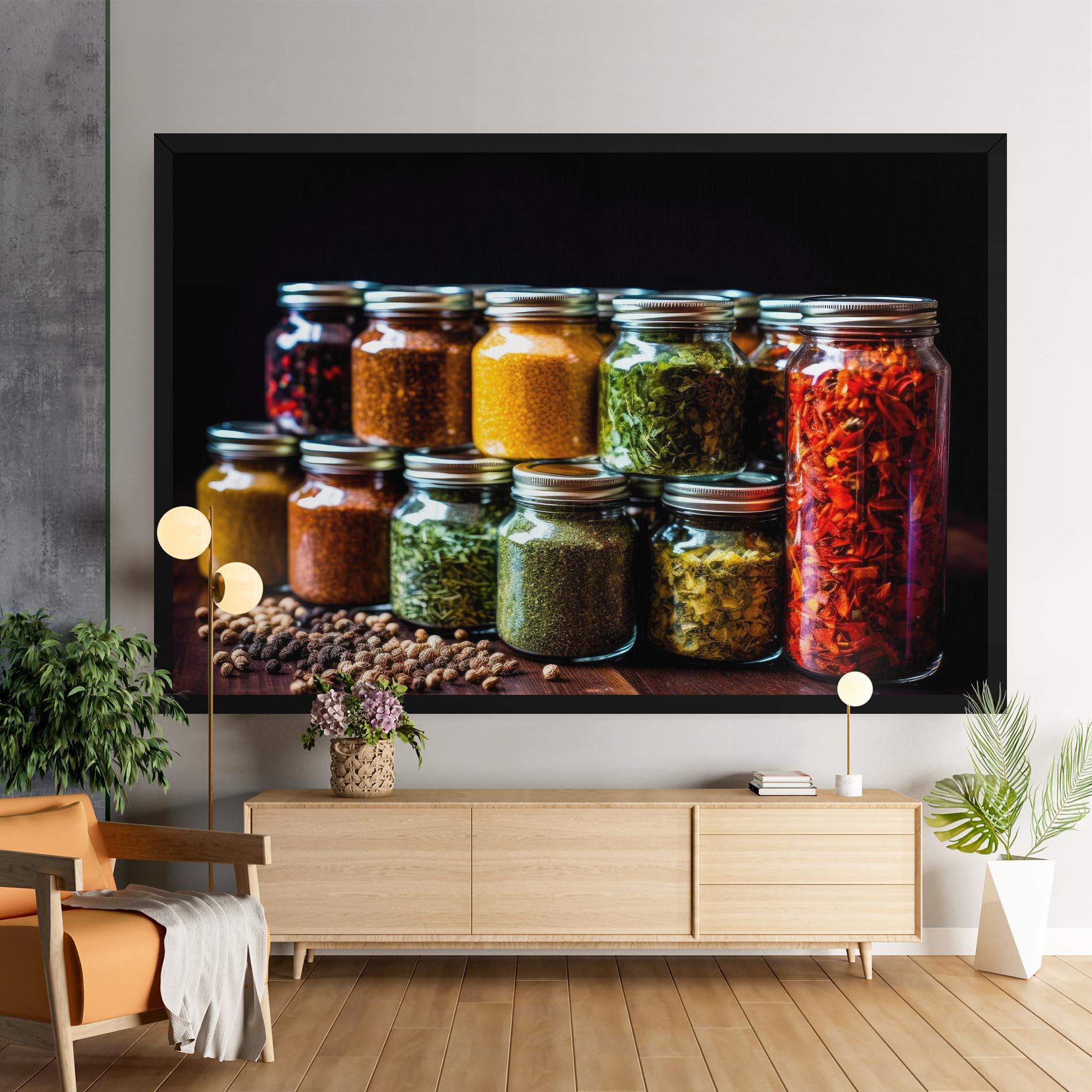 Leinwandbild Kitchen Spice Up mockup 9