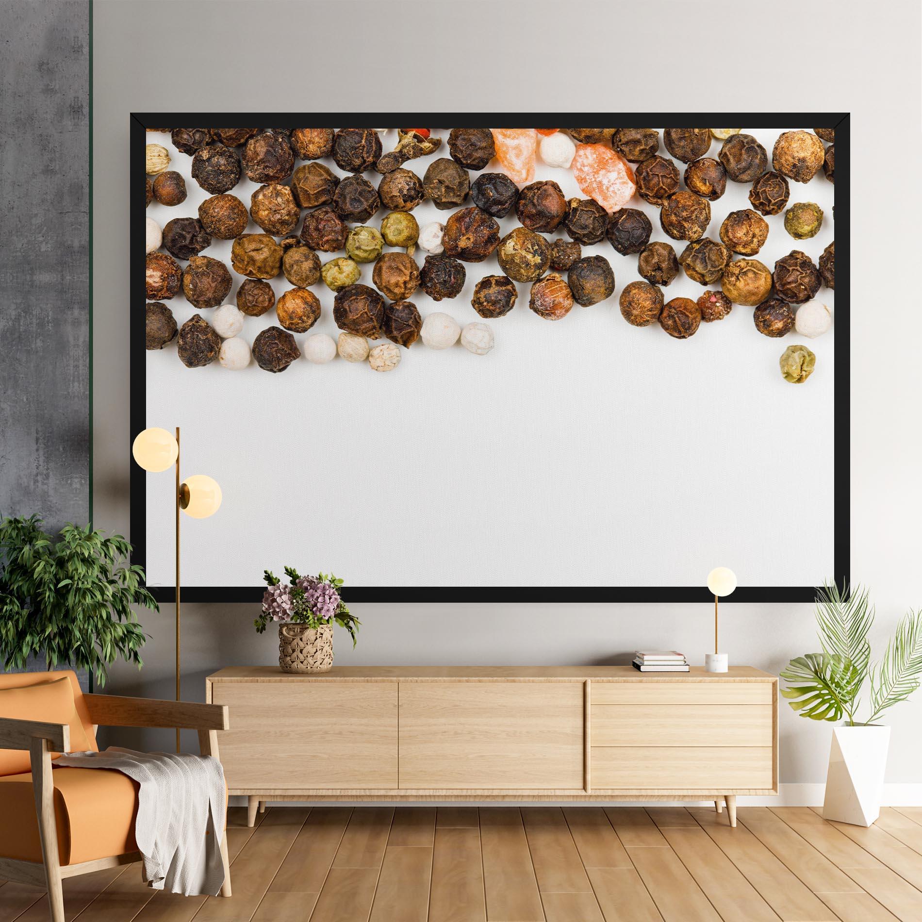 Leinwandbild Multicolored Pepper mockup 9