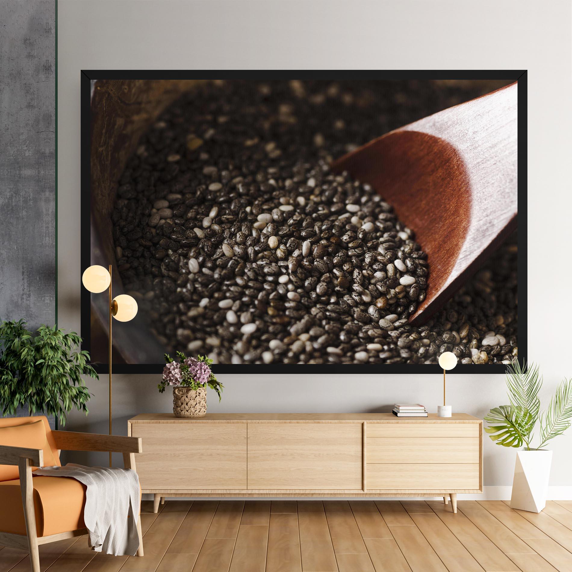 Leinwandbild Organic Seeds mockup 9