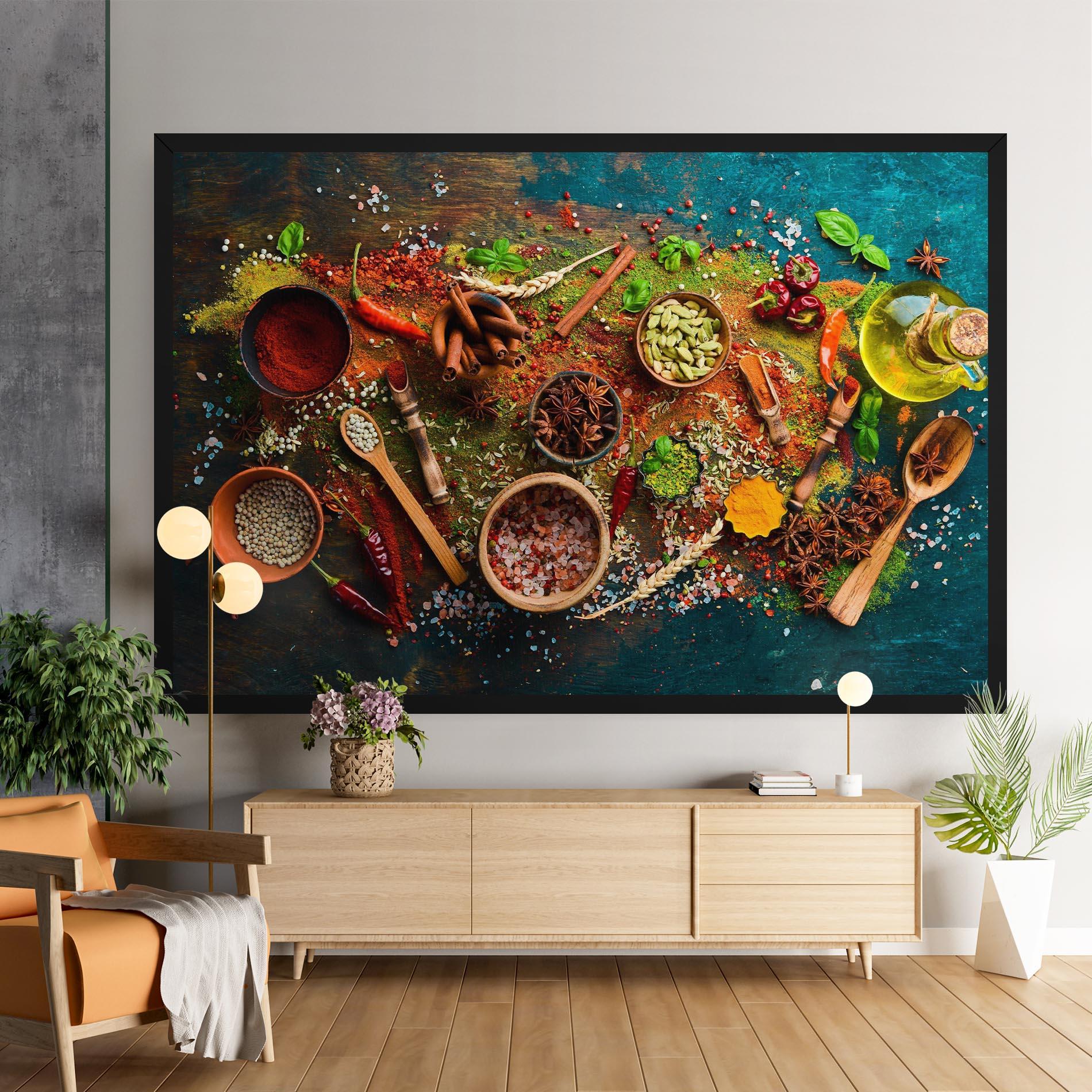 Leinwandbild Seasonings Mix mockup 9
