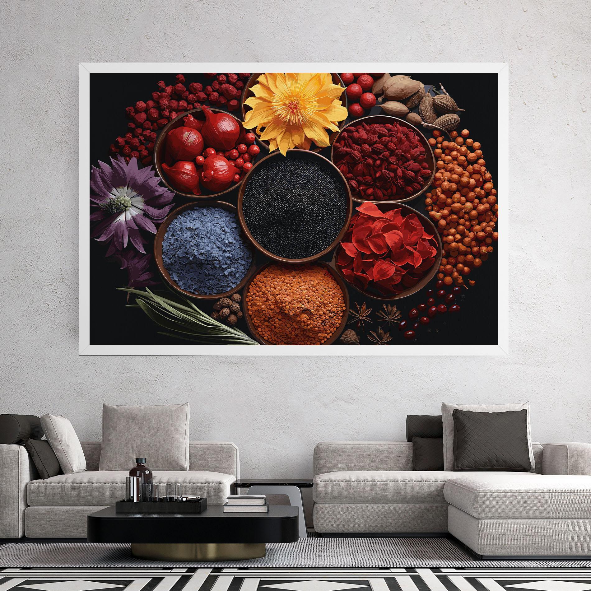 Leinwandbild Autumn Color Spices mockup 2