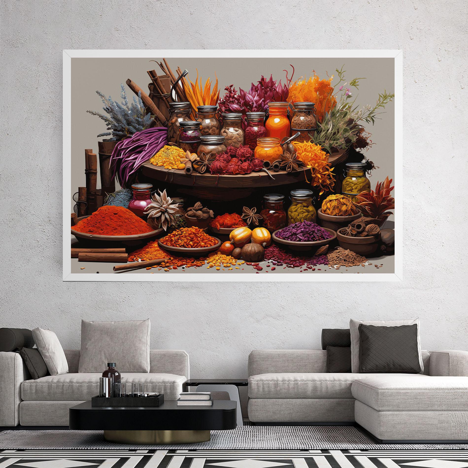 Leinwandbild Autumn Seasoning mockup 2