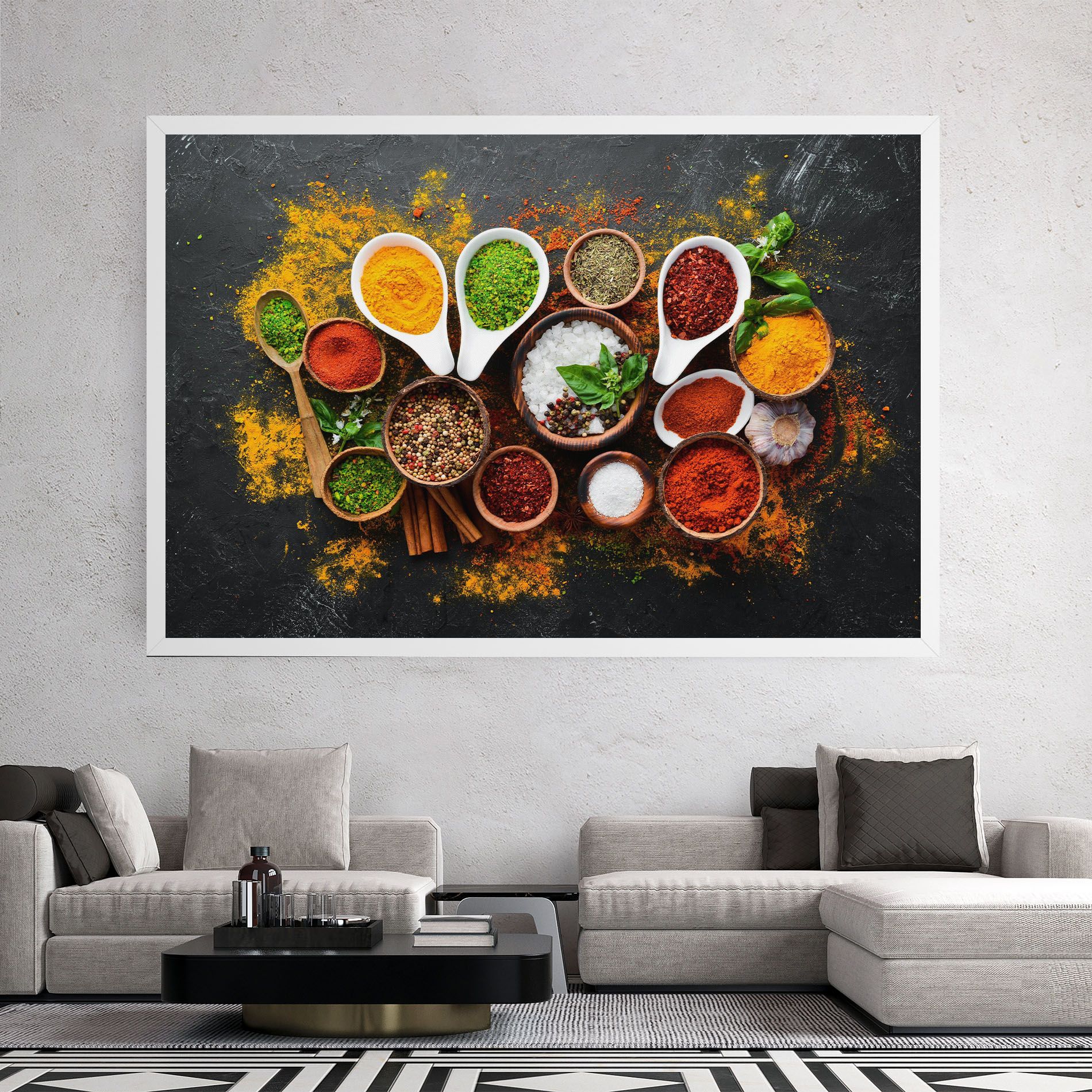 Colorful Herbs Spices mockup 2