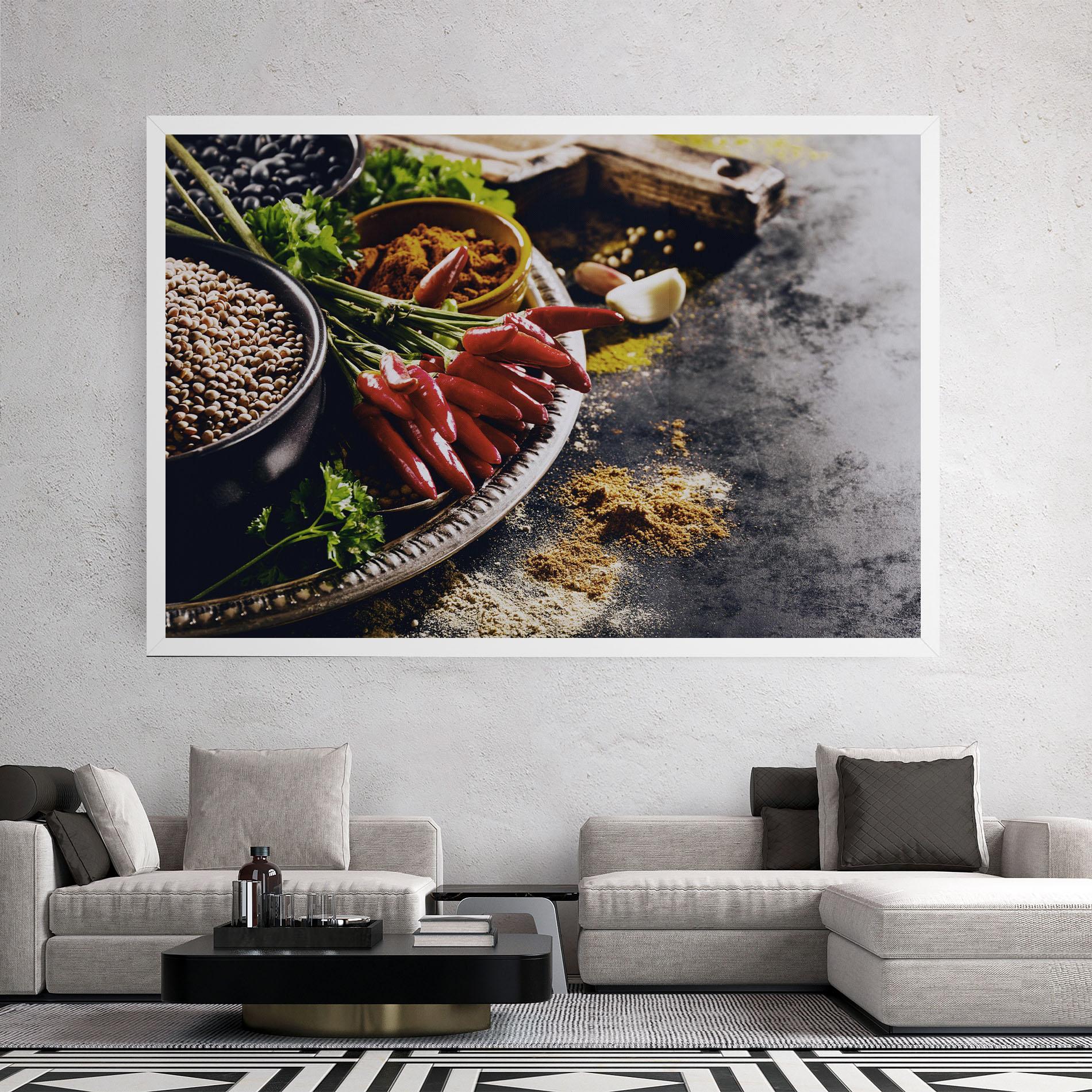 Leinwandbild Grocery Spices mockup 2