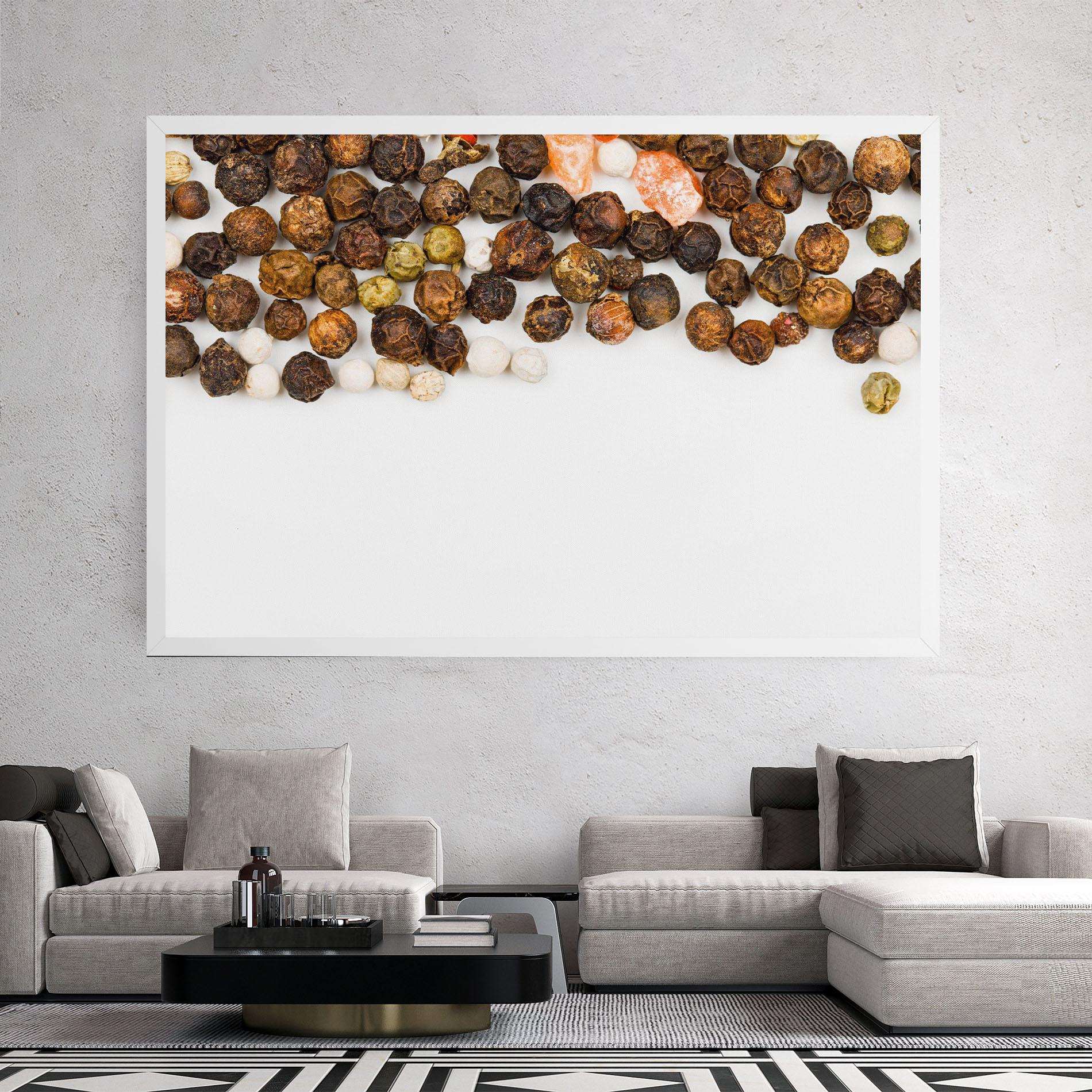 Leinwandbild Multicolored Pepper mockup 2