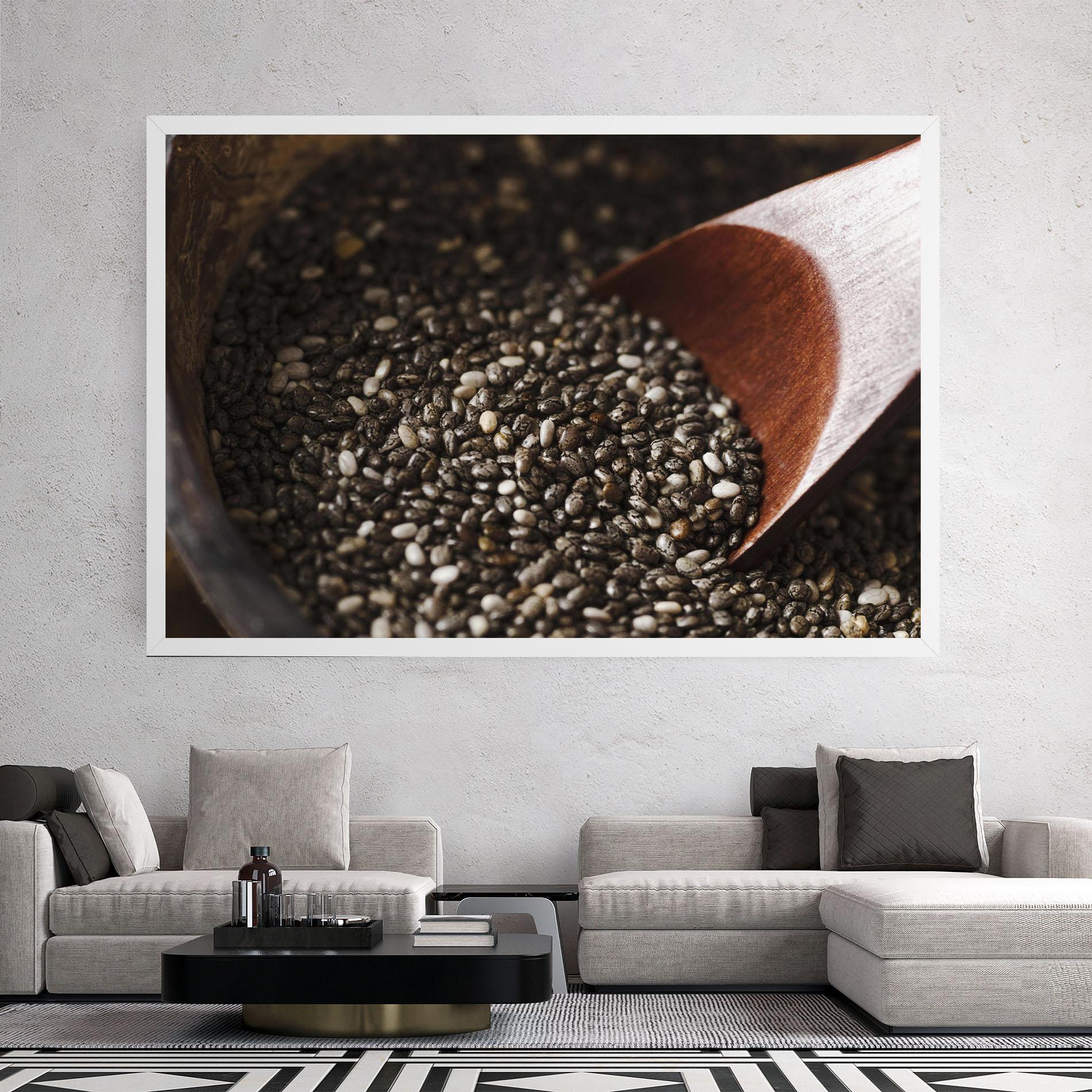 Leinwandbild Organic Seeds mockup 2