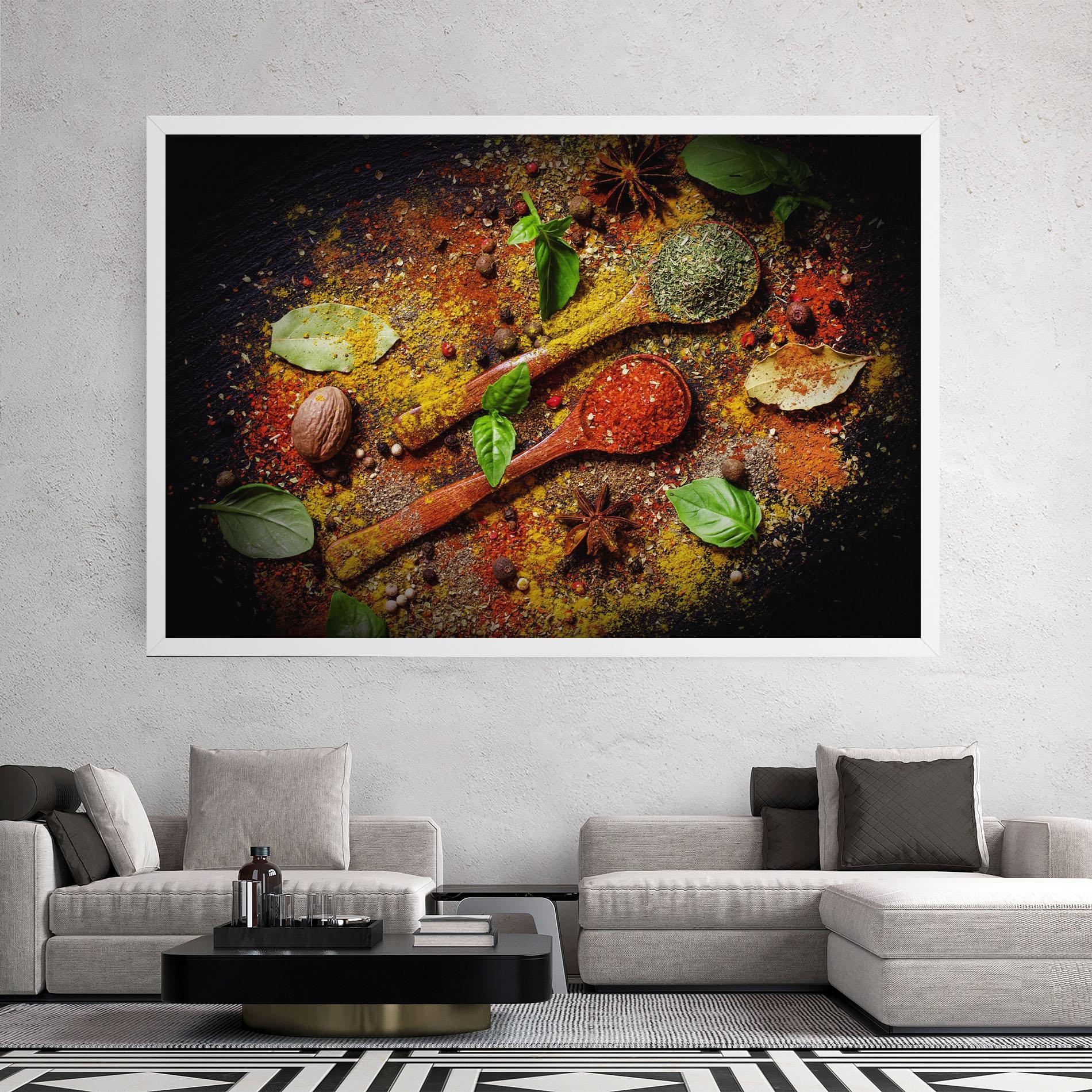 Leinwandbild Oriental Spices mockup 2