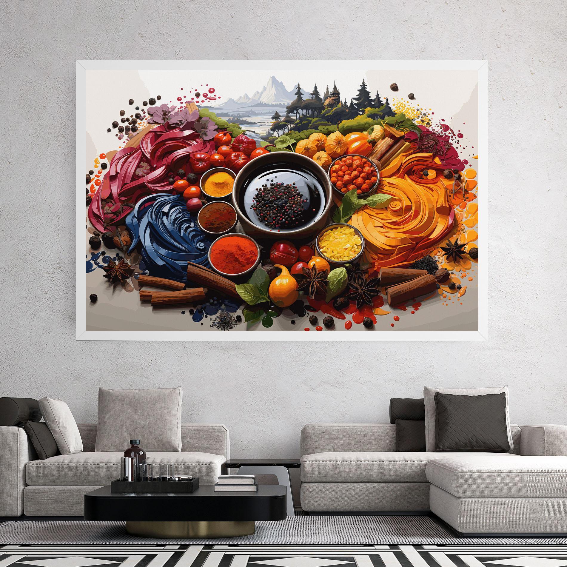 Leinwandbild Spices Village mockup 2