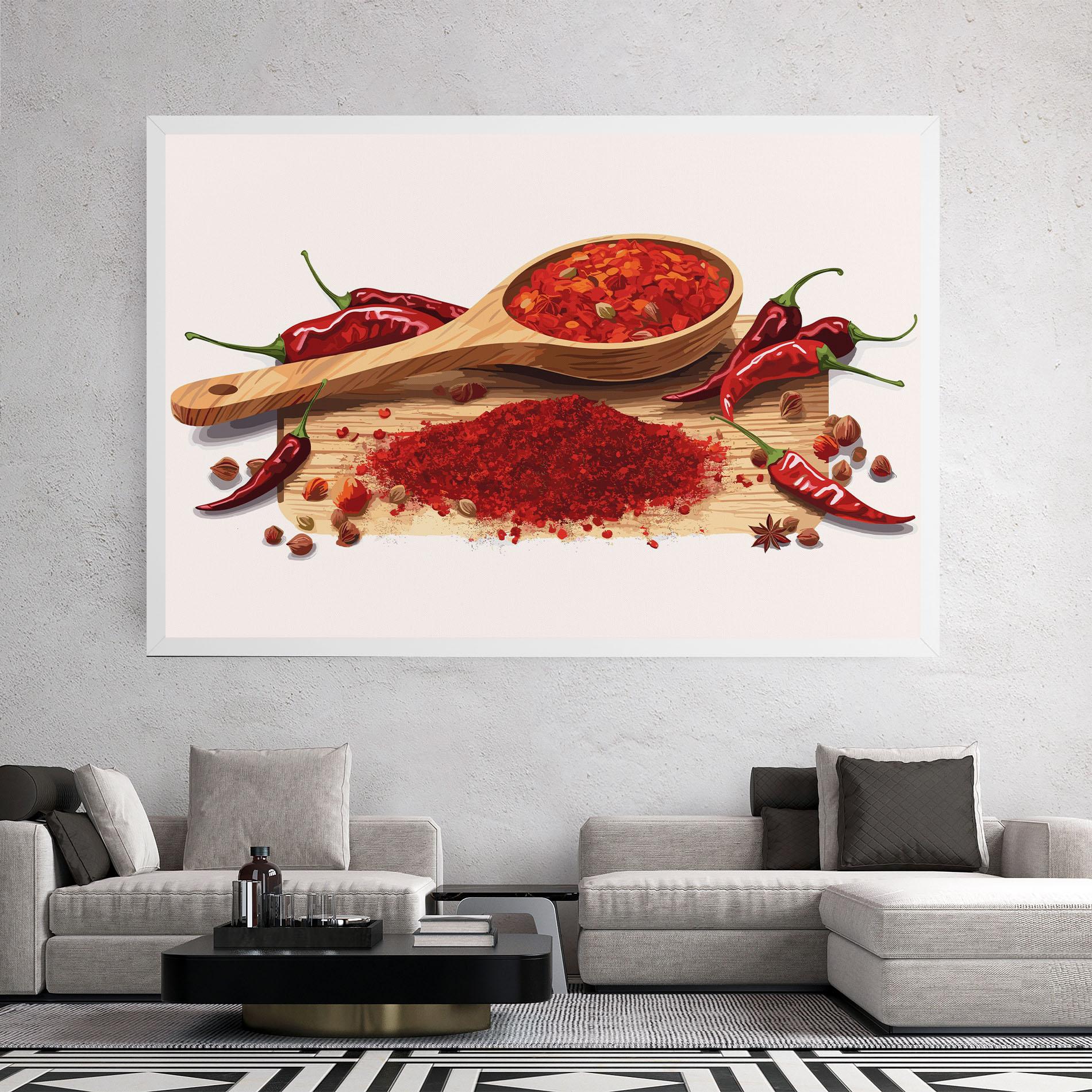 Leinwandbild Spoon Of Papper mockup 2