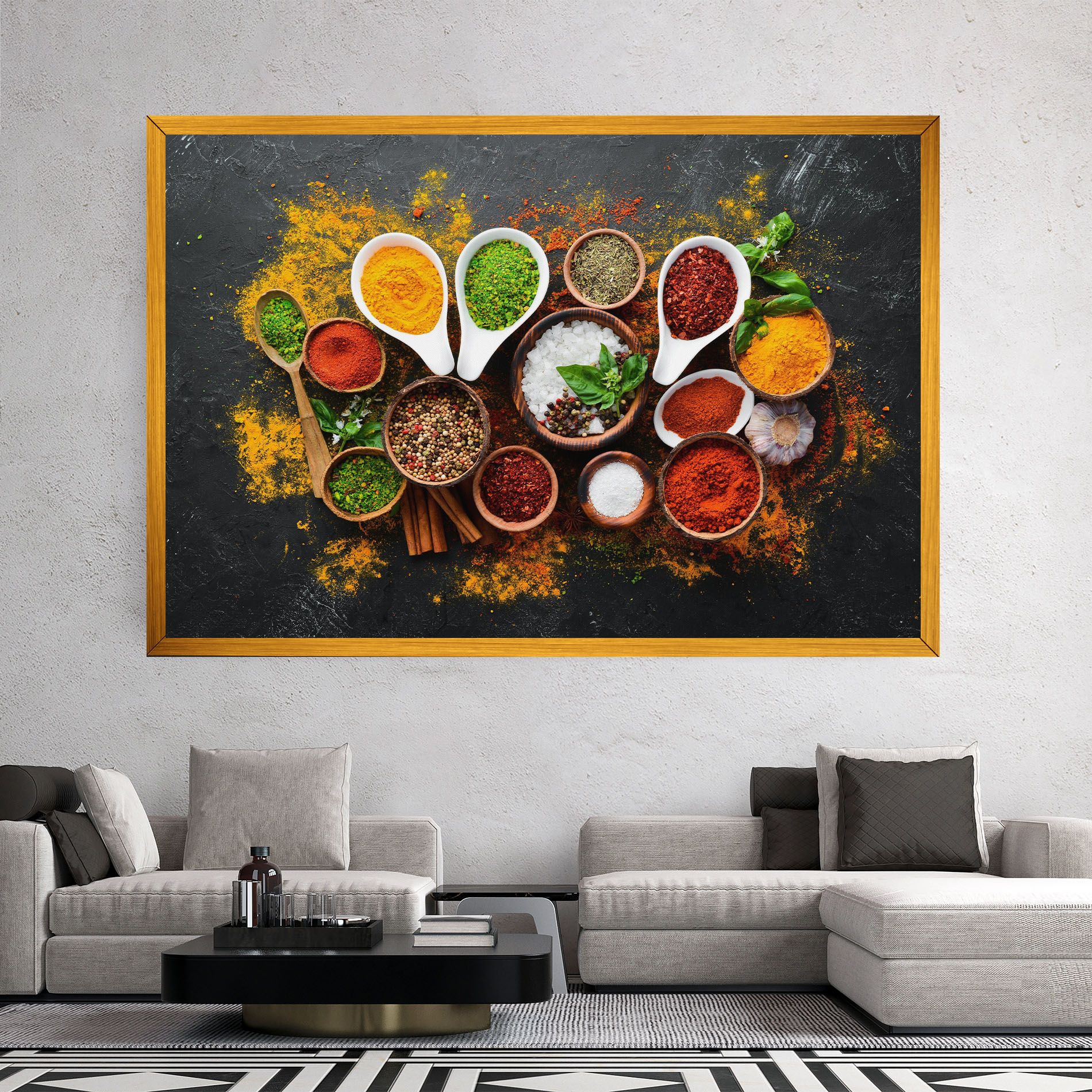 Colorful Herbs Spices mockup 2