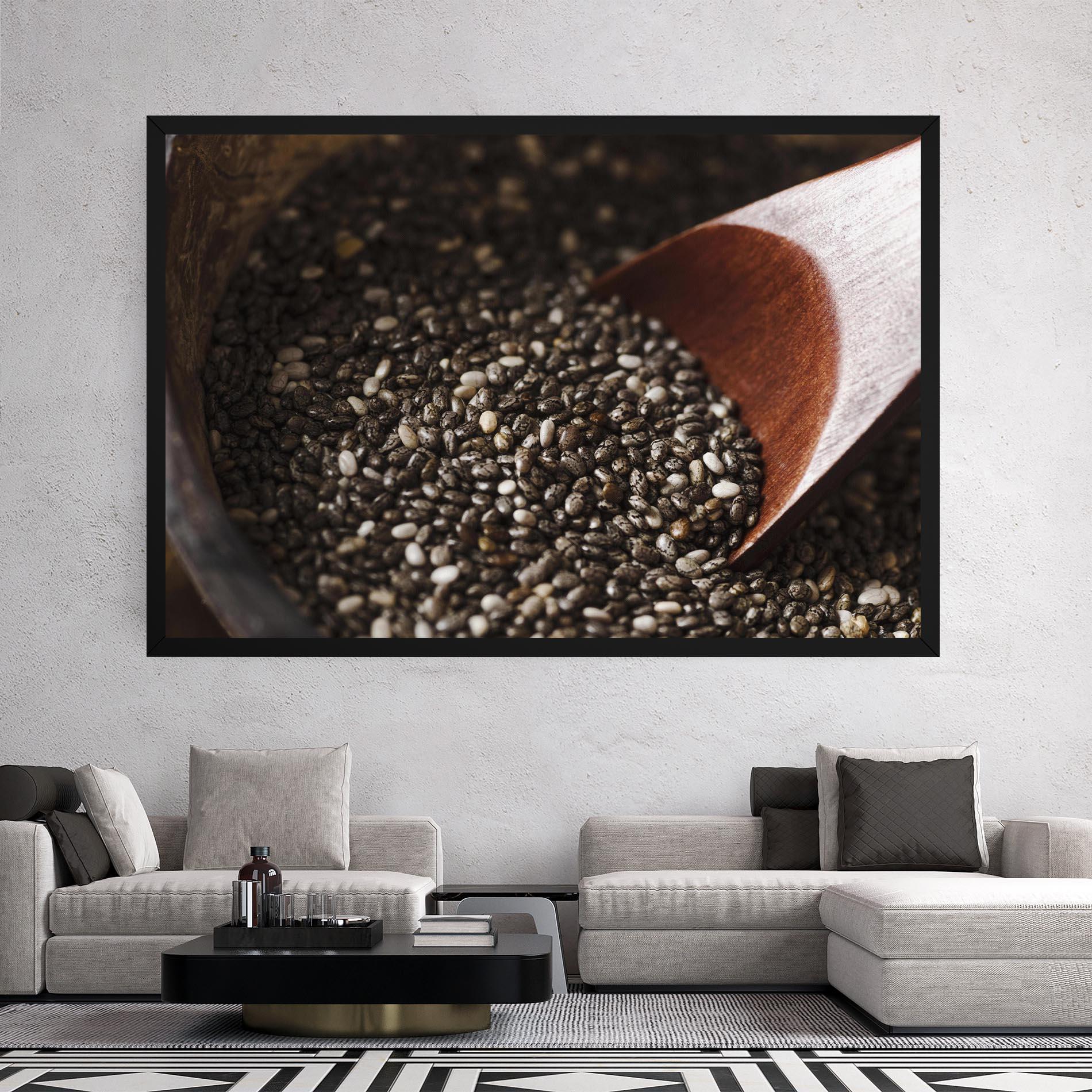 Leinwandbild Organic Seeds mockup 2