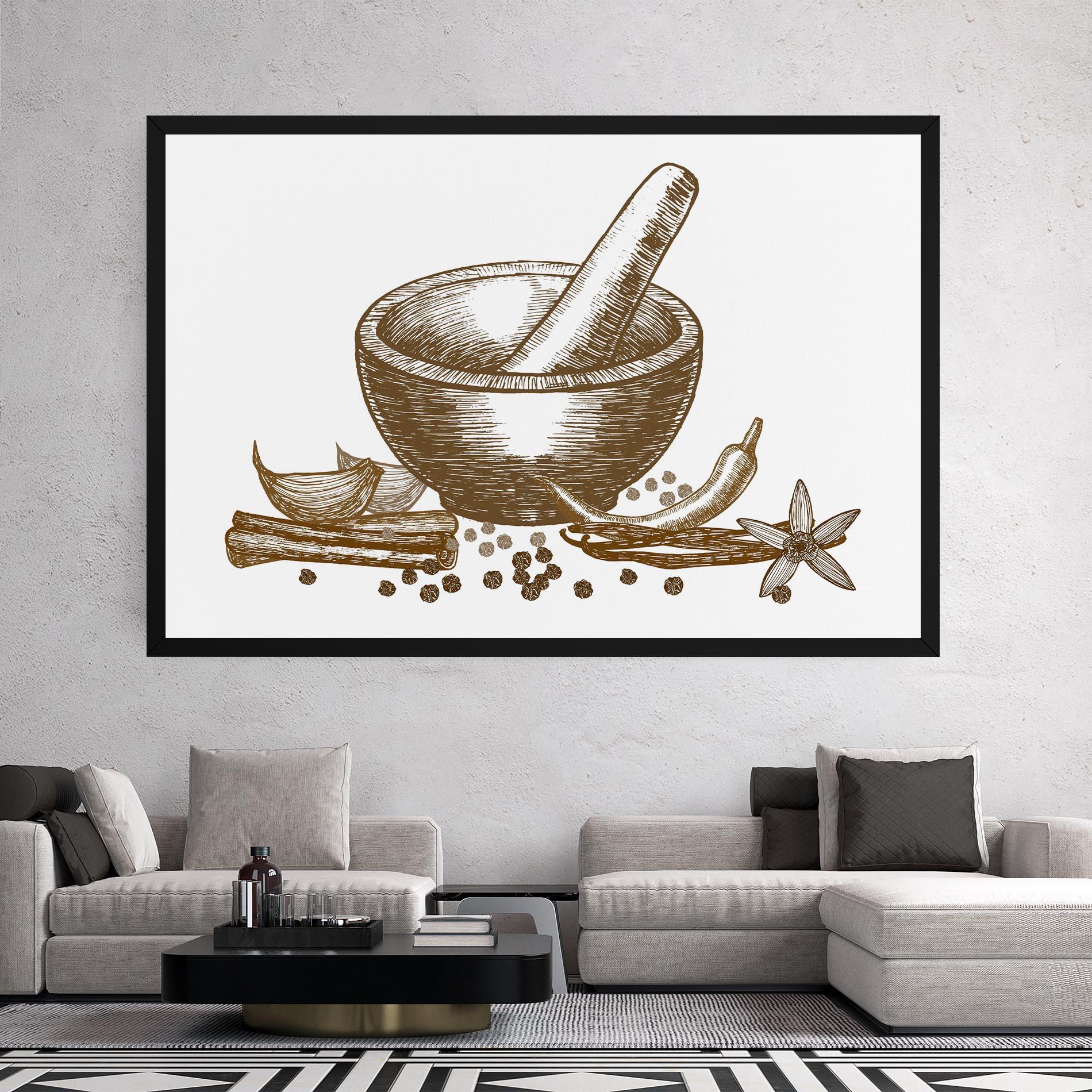 Leinwandbild Spicies mockup 2