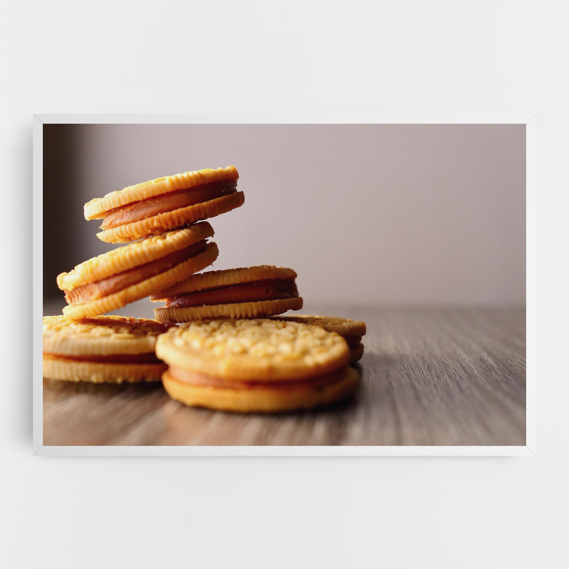 Leinwandbild Biscuits mockup 0
