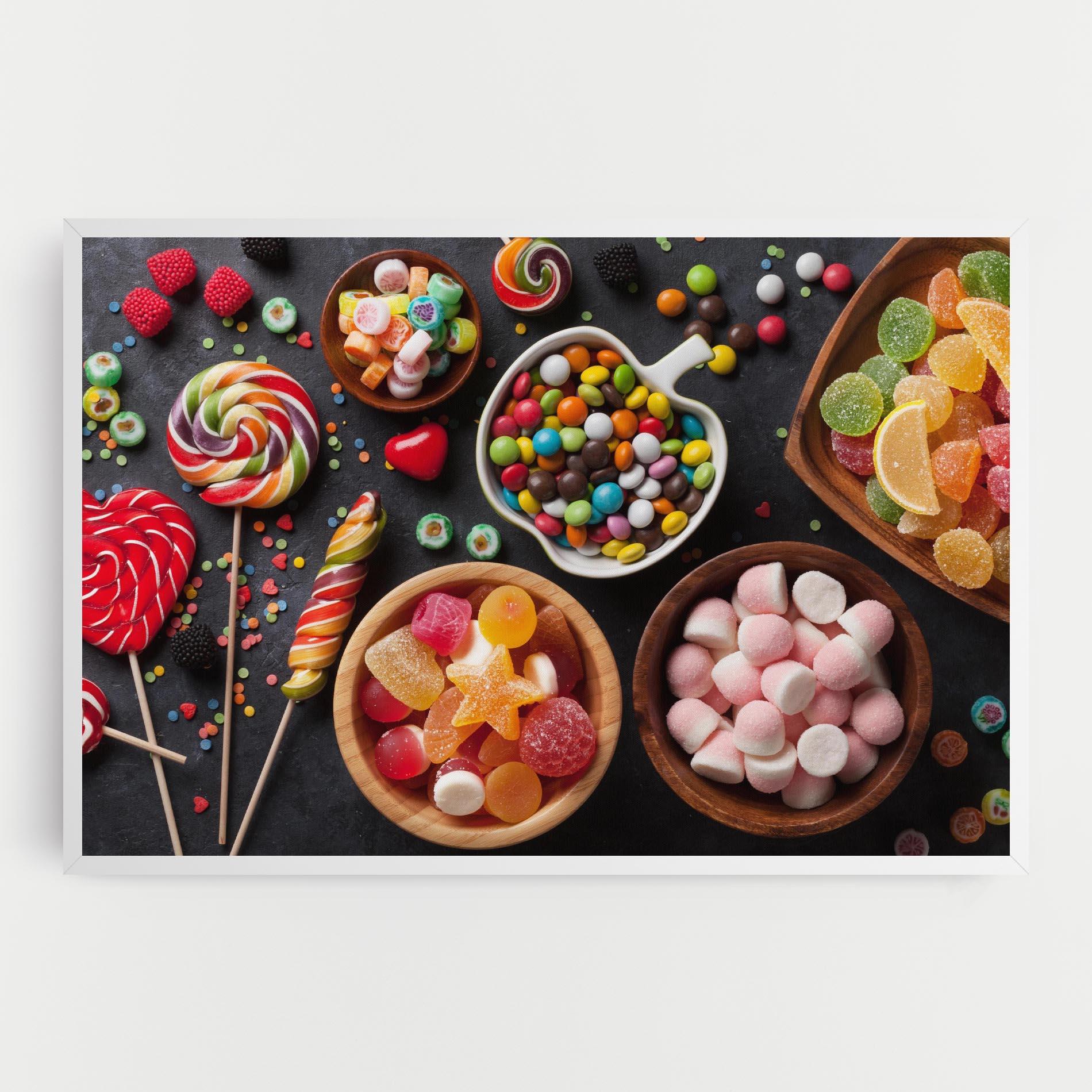 Leinwandbild Colorful Candies mockup 0