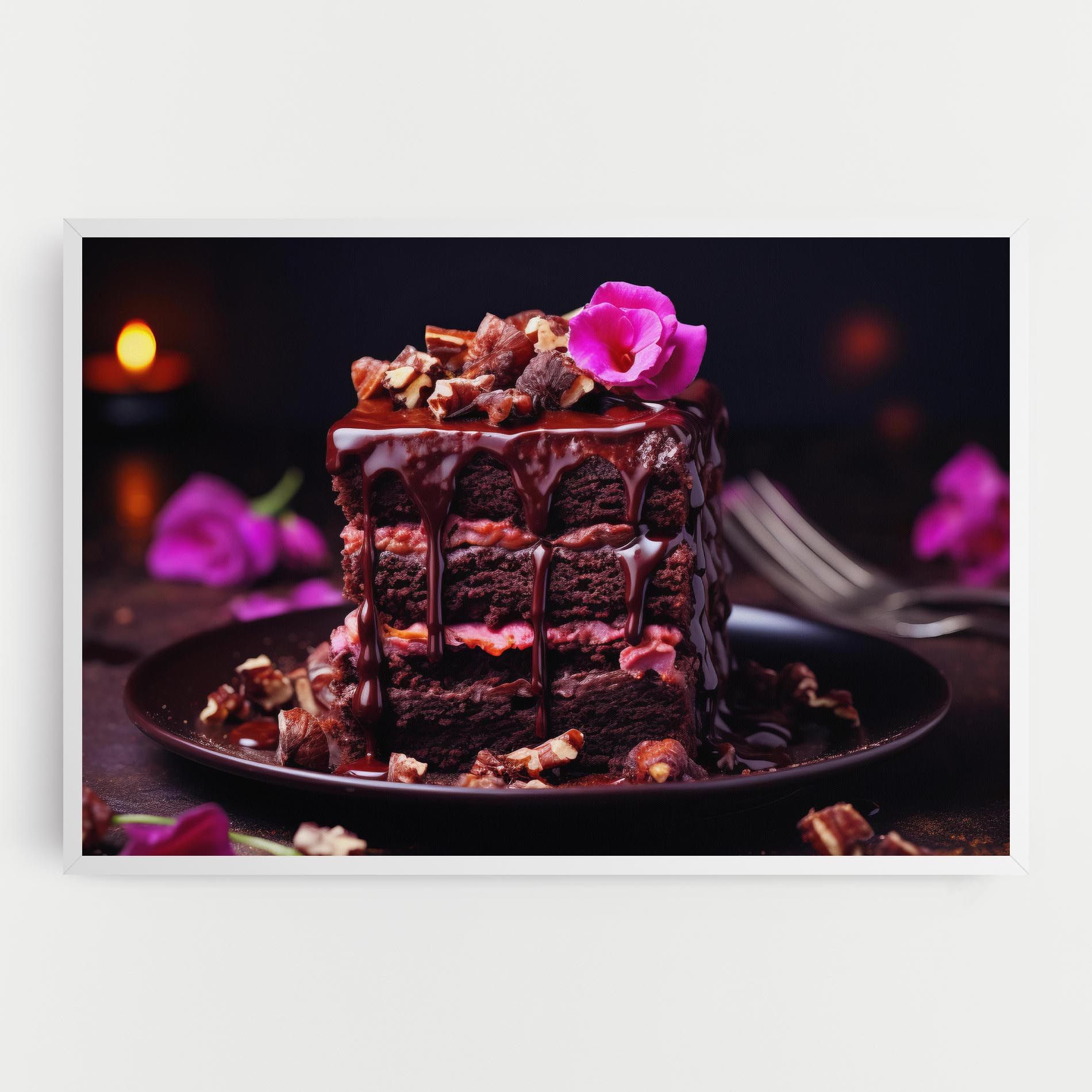 Pink Flower Cake mockup 0