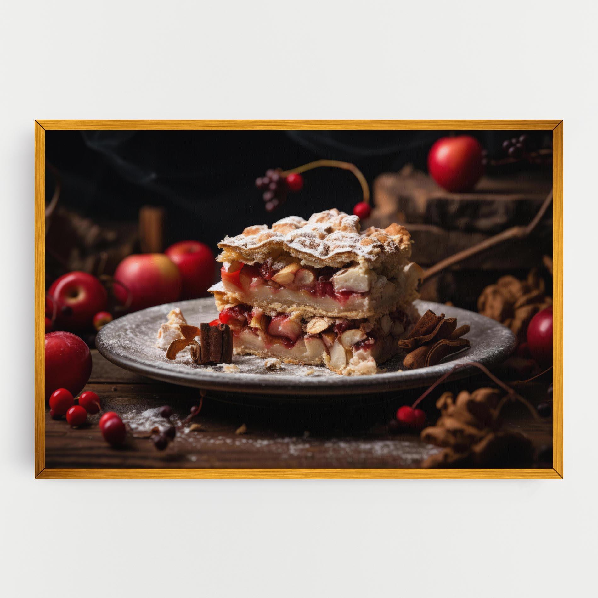 Leinwandbild Apple Cinnamon mockup 0