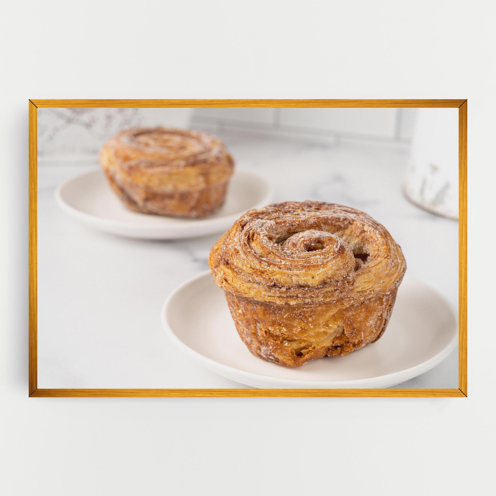 Leinwandbild Cinnamon Roll mockup 0