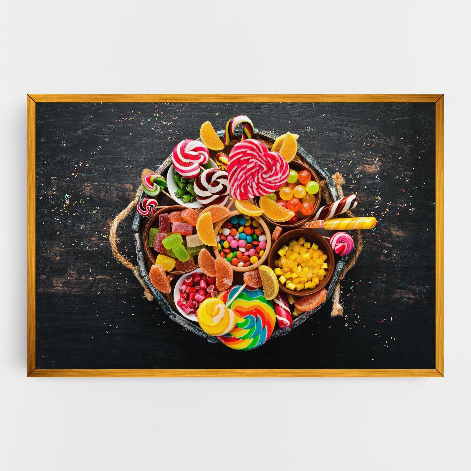 Leinwandbild Colorful Sweets mockup 0