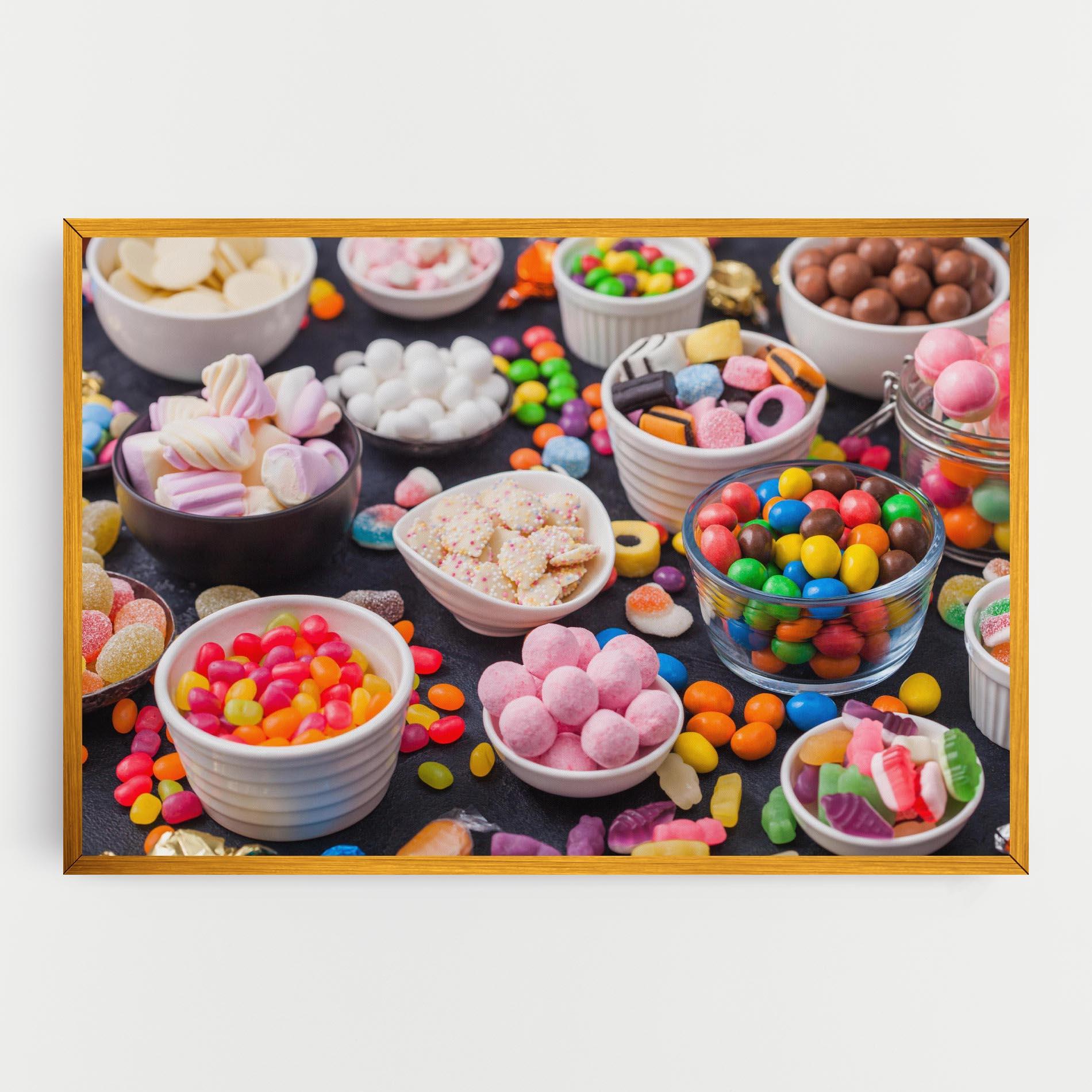 Leinwandbild Lollipop Candies mockup 0