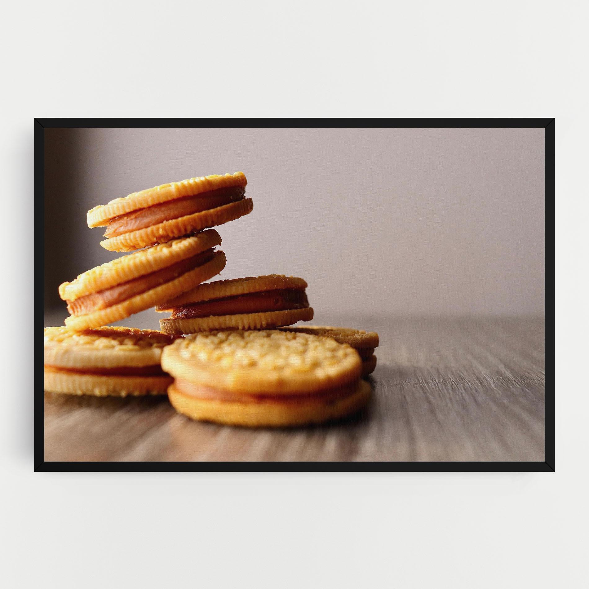 Leinwandbild Biscuits mockup 0