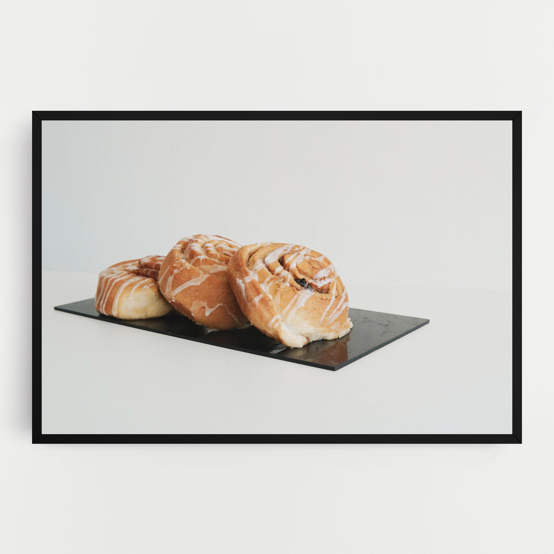 Leinwandbild Cinnamon Rolls mockup 0