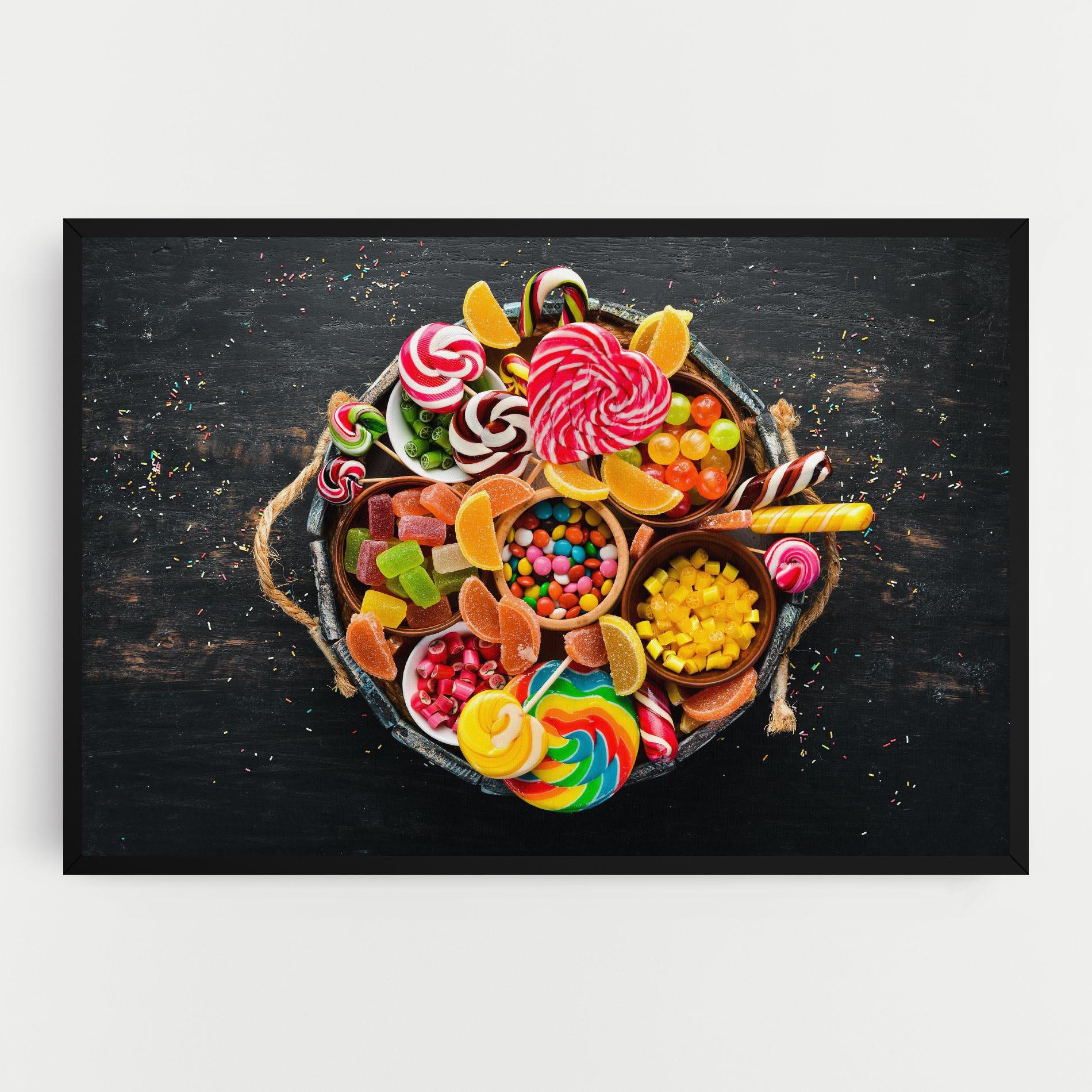 Leinwandbild Colorful Sweets mockup 0