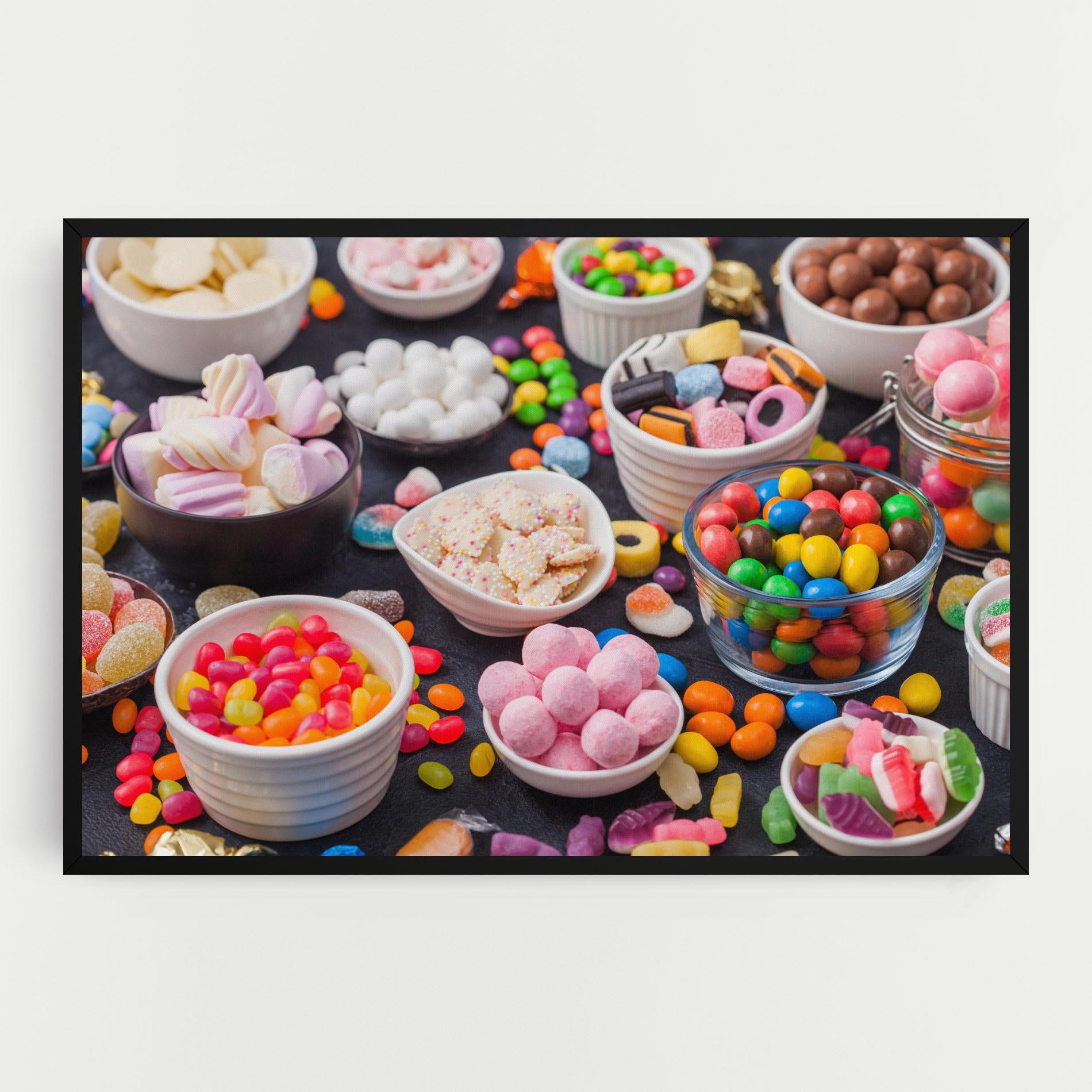 Leinwandbild Lollipop Candies mockup 0
