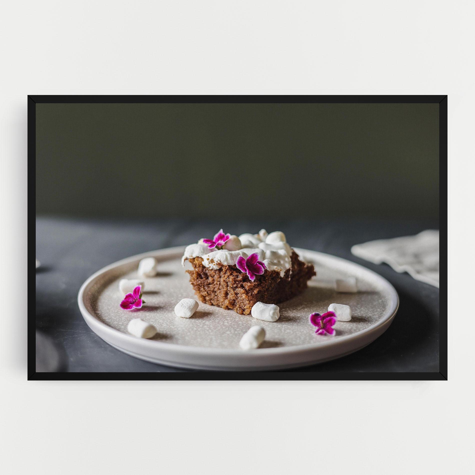 Leinwandbild Marshmallow Cake mockup 0