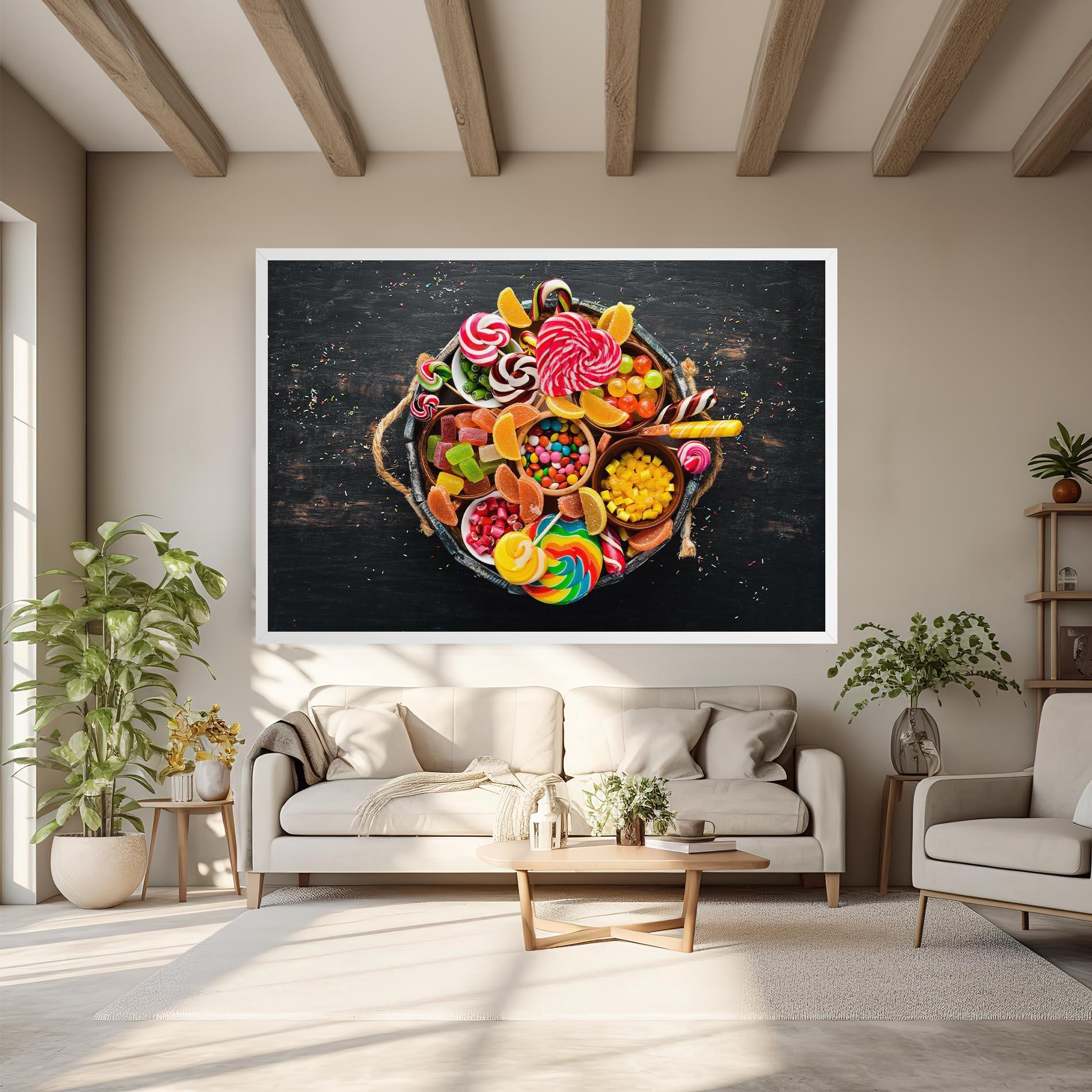 Leinwandbild Colorful Sweets mockup 6