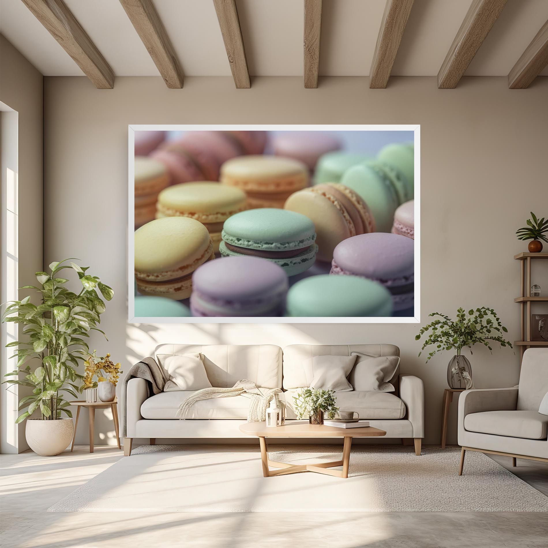 Pastel Macarons mockup 6