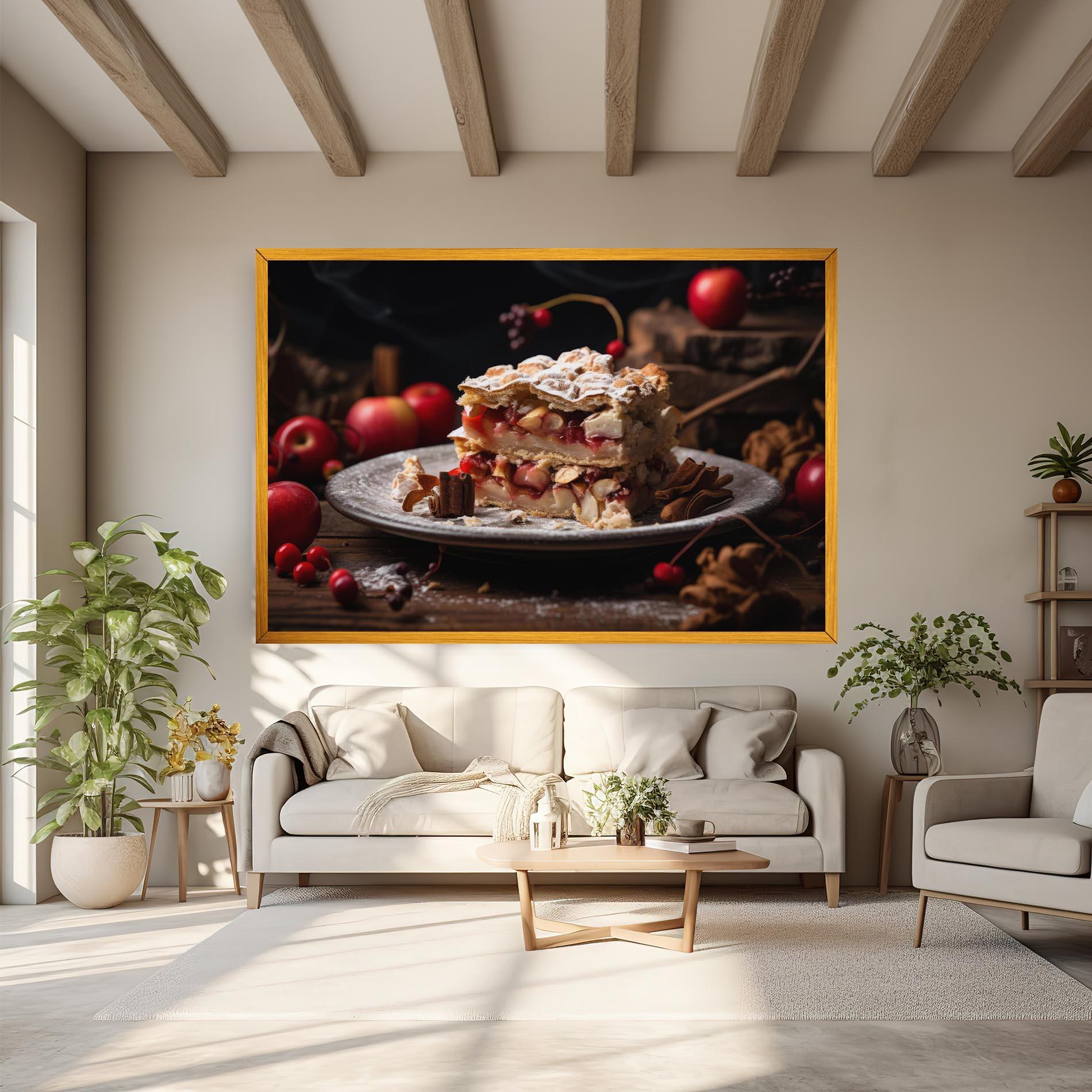 Leinwandbild Apple Cinnamon mockup 6