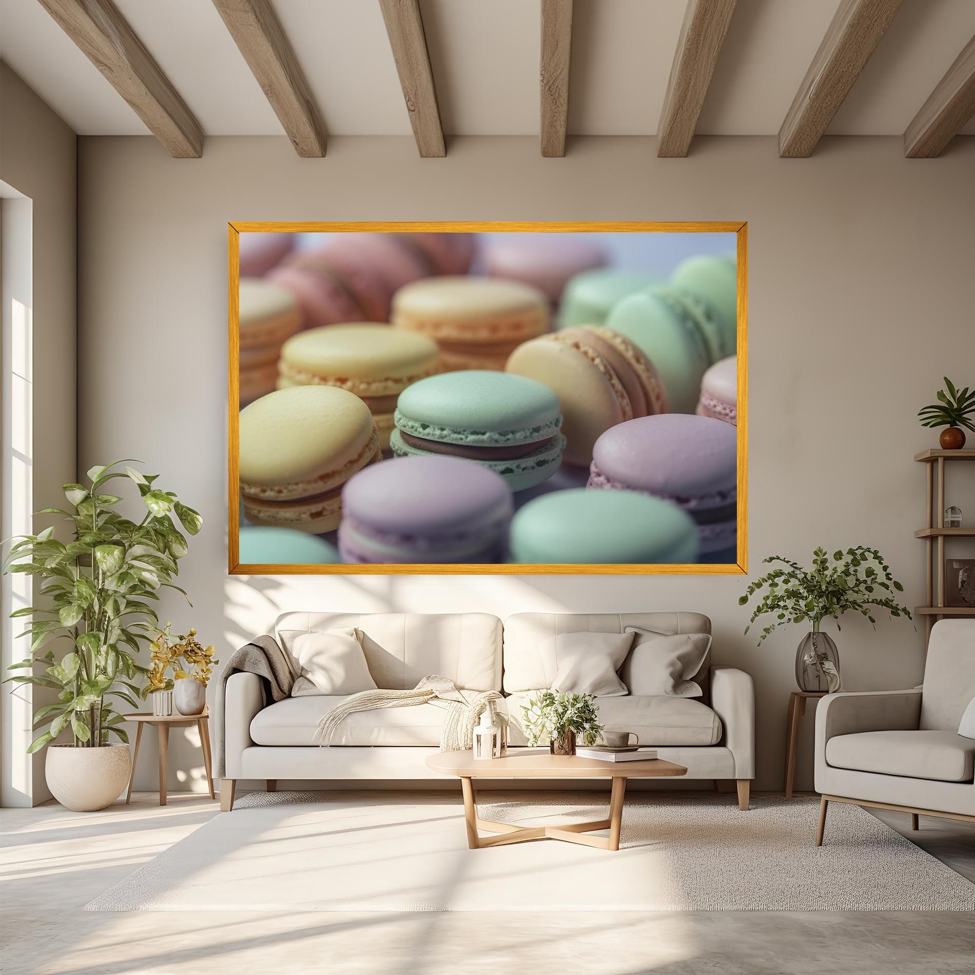Pastel Macarons mockup 6