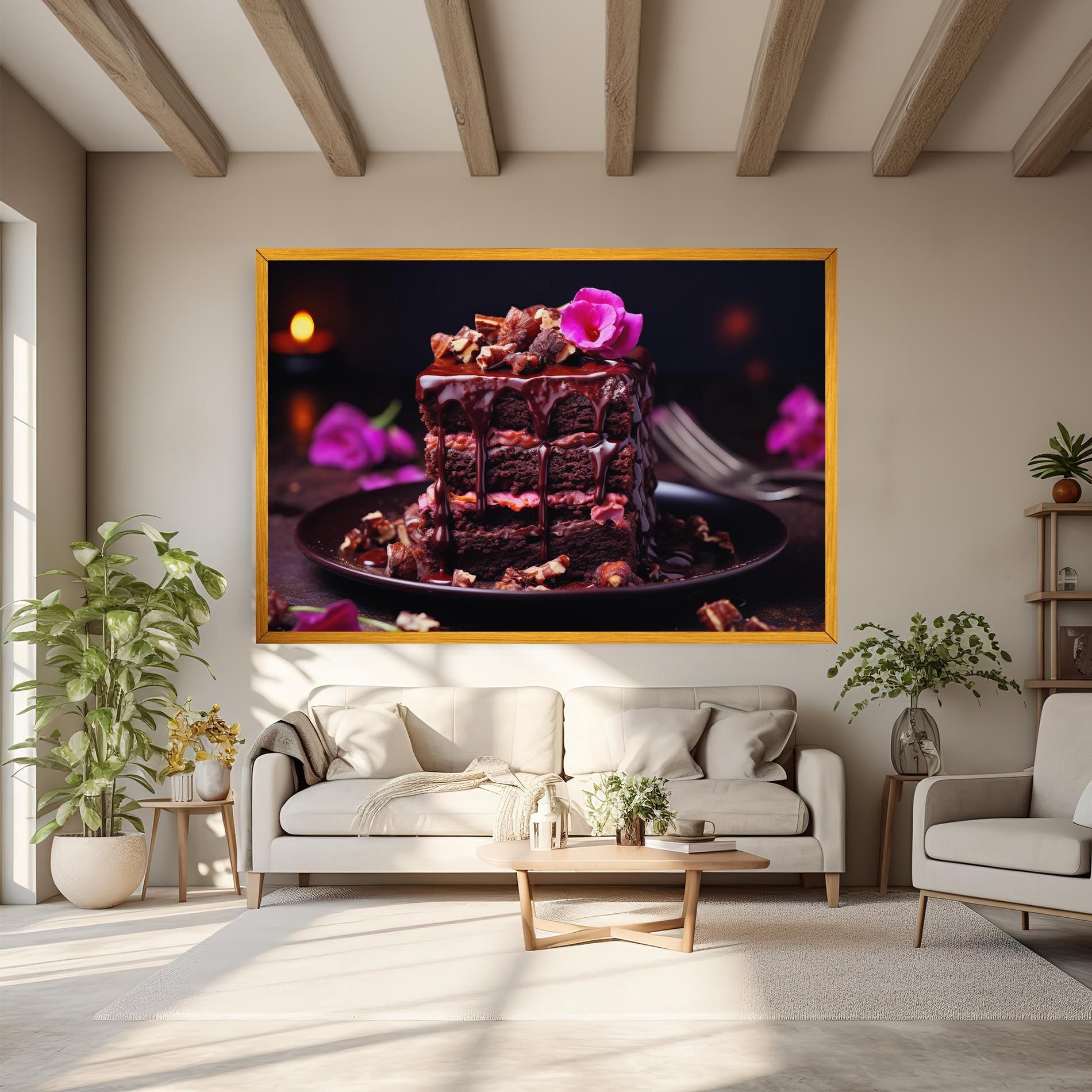 Pink Flower Cake mockup 6